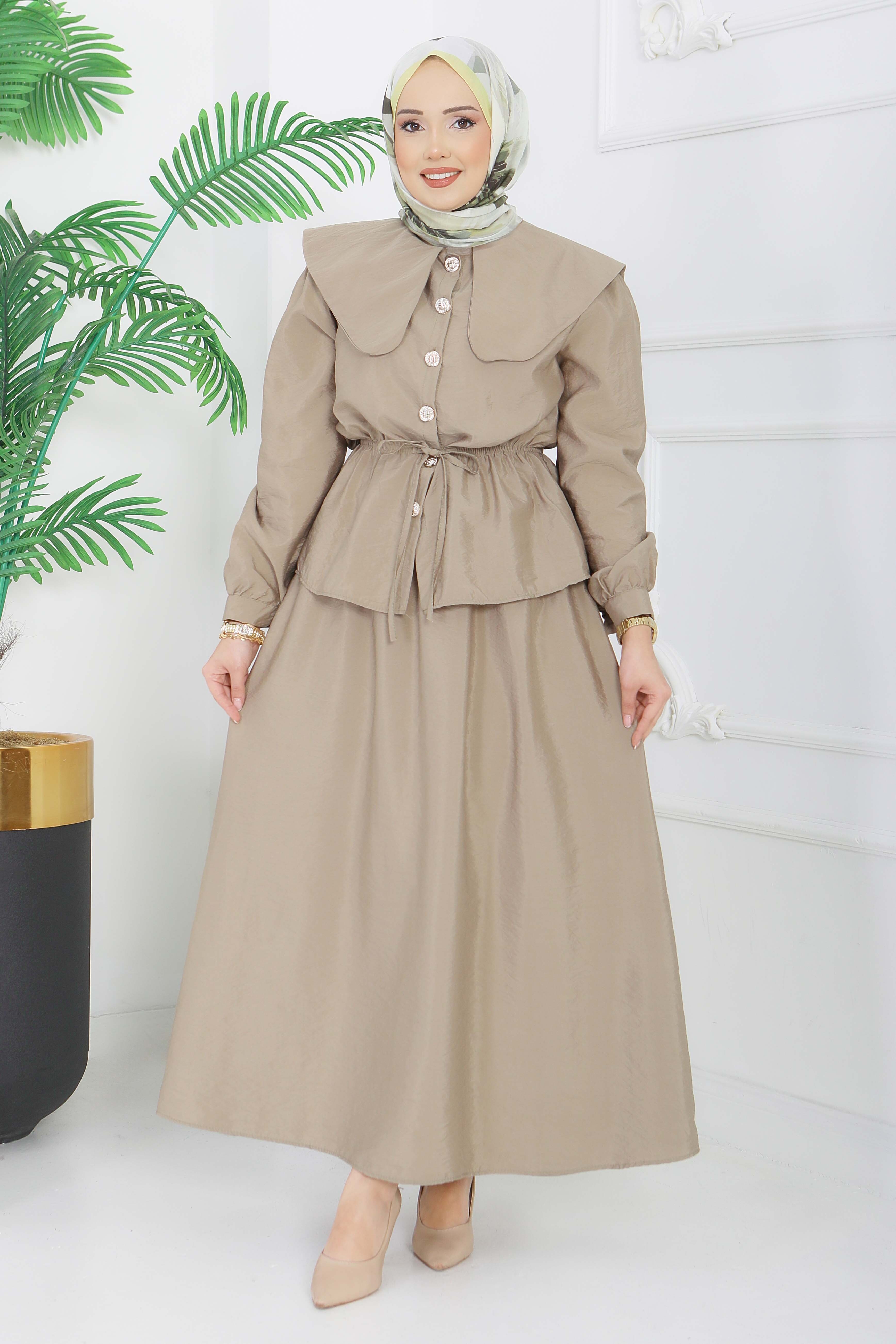 Belde Bağcık Detaylı Paraşüt Takım - 28395-HAKI - 5