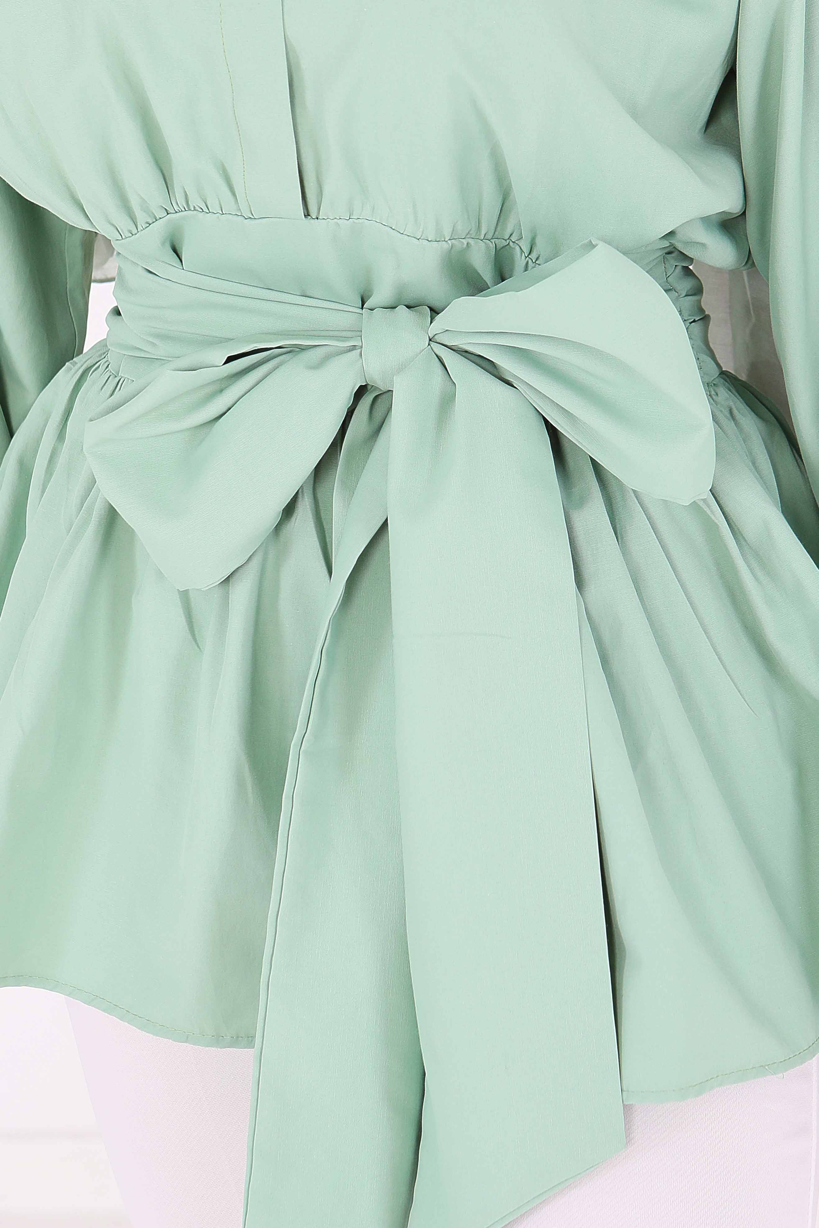 Belden Bağlamalı Tunik - 27550 - 7