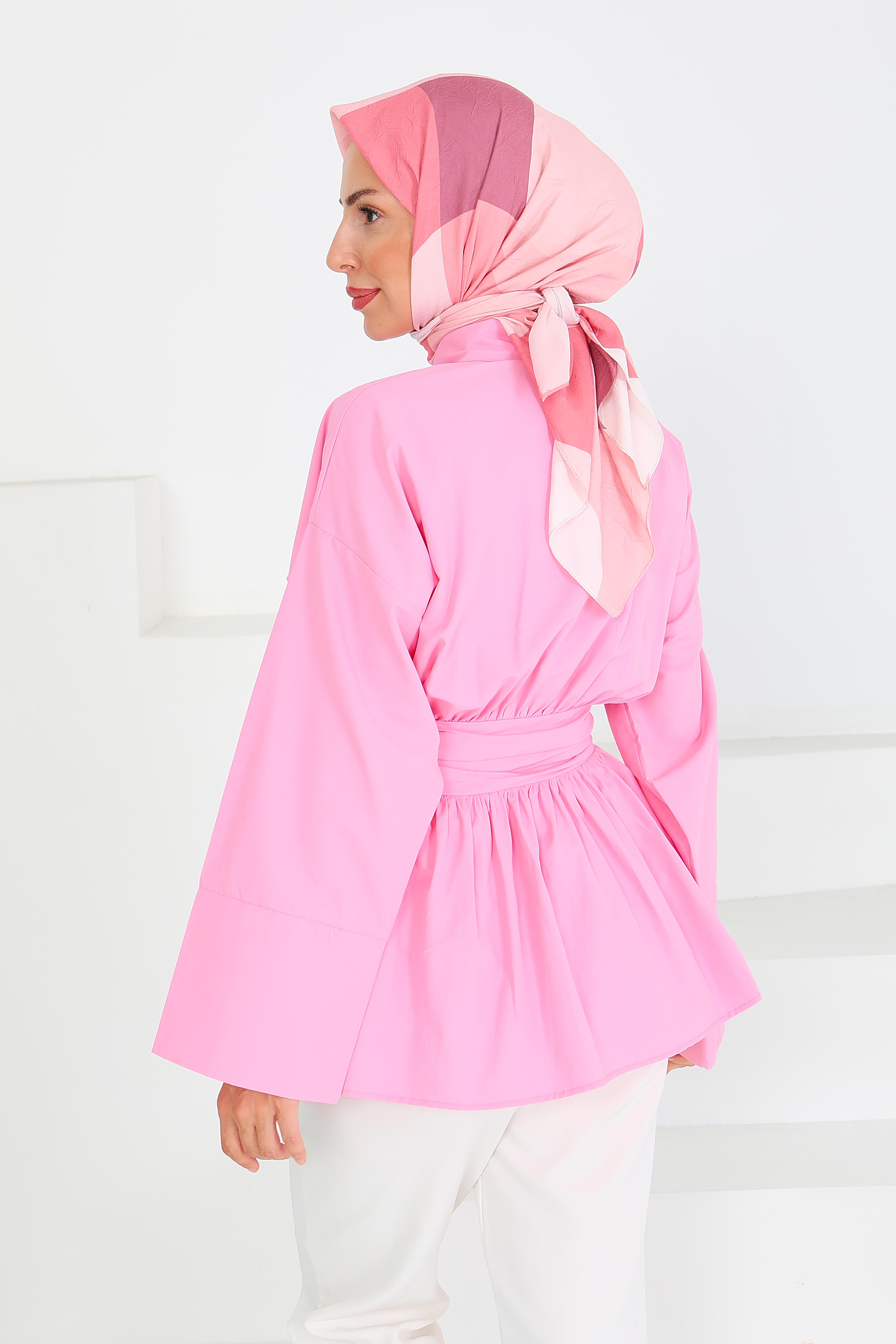 Belden Bağlamalı Tunik - 27550 - 5