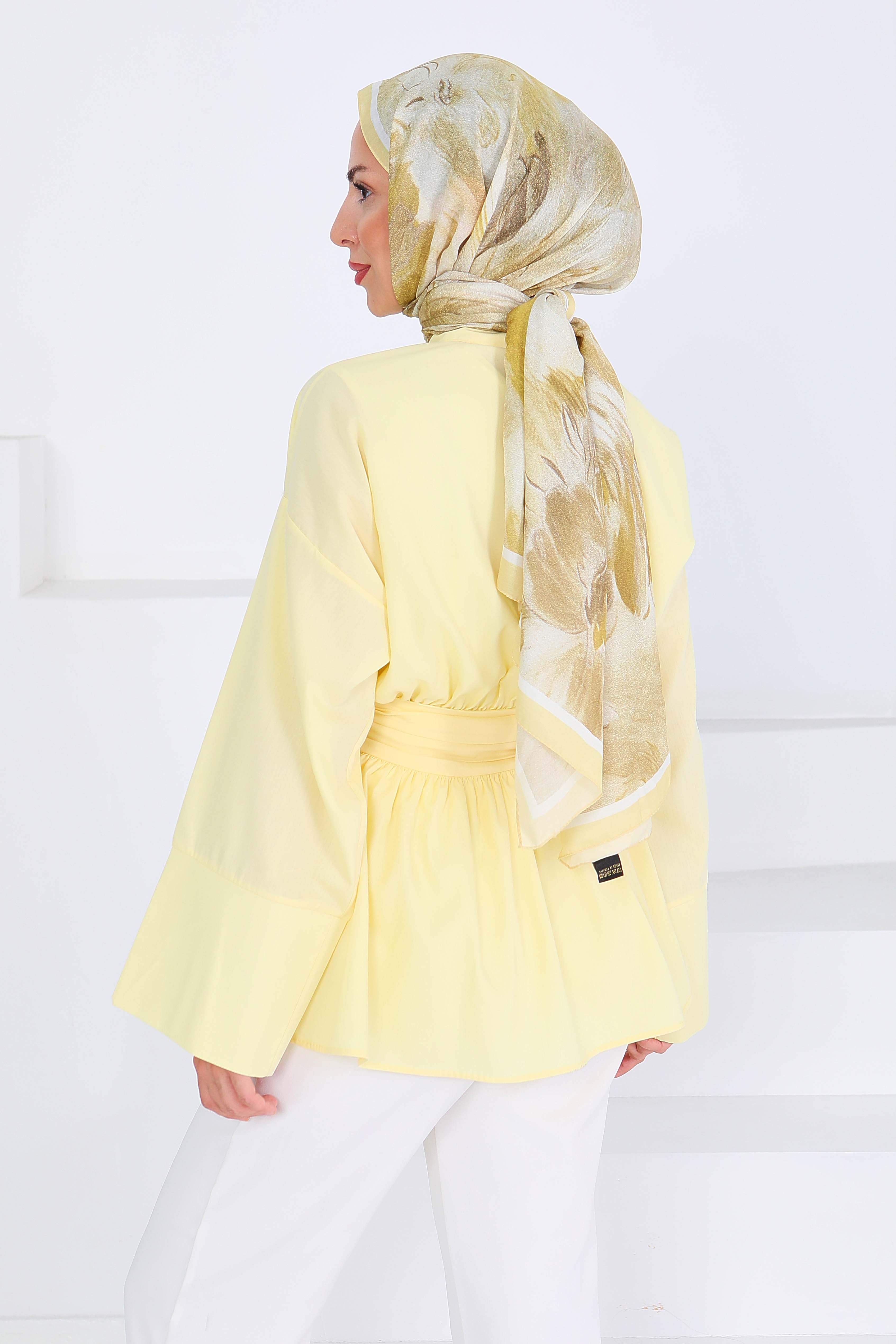 Belden Bağlamalı Tunik - 27550 - 6