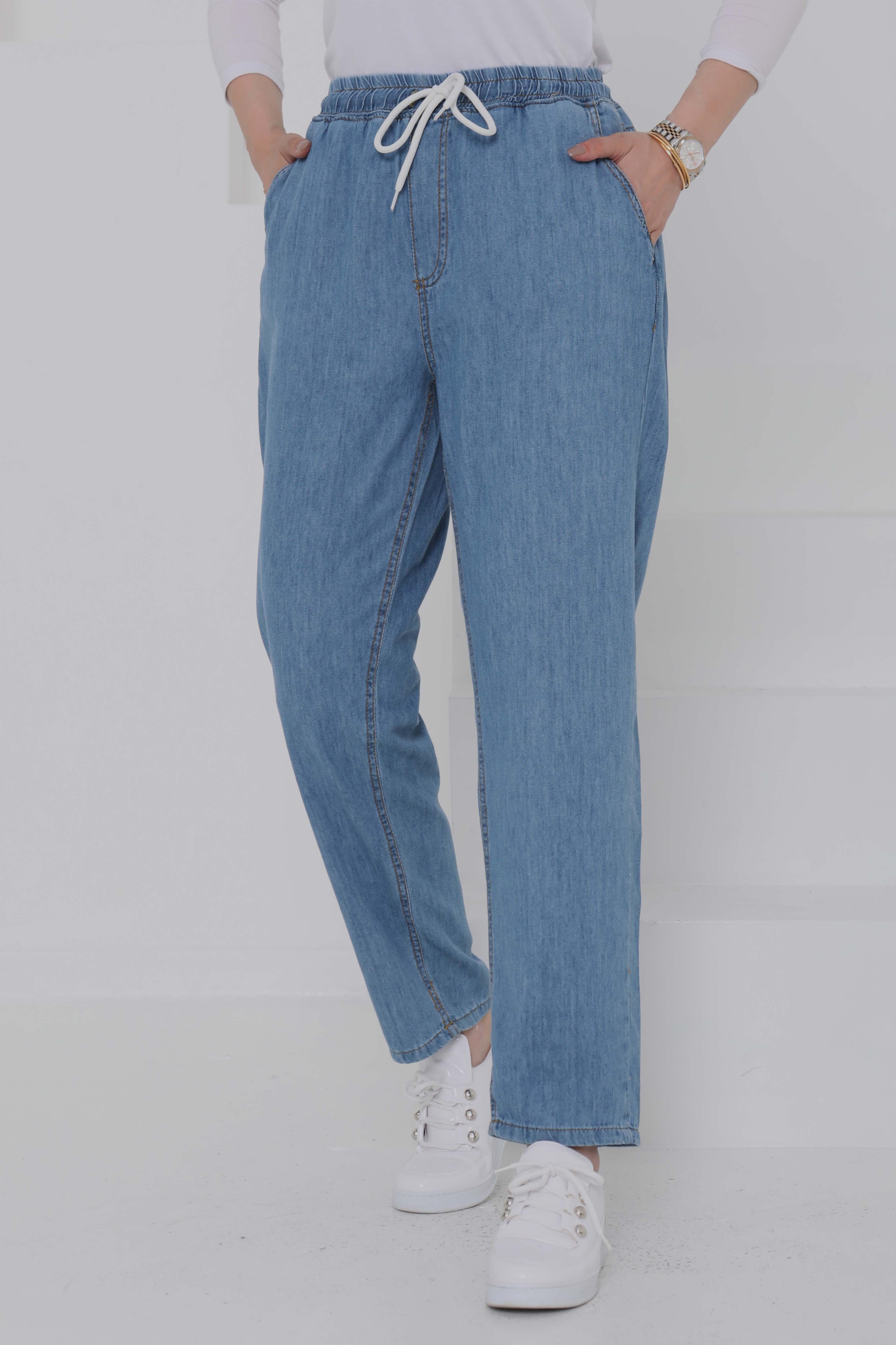 Beli Lastikli Kot Pantolon - 27037 - 1