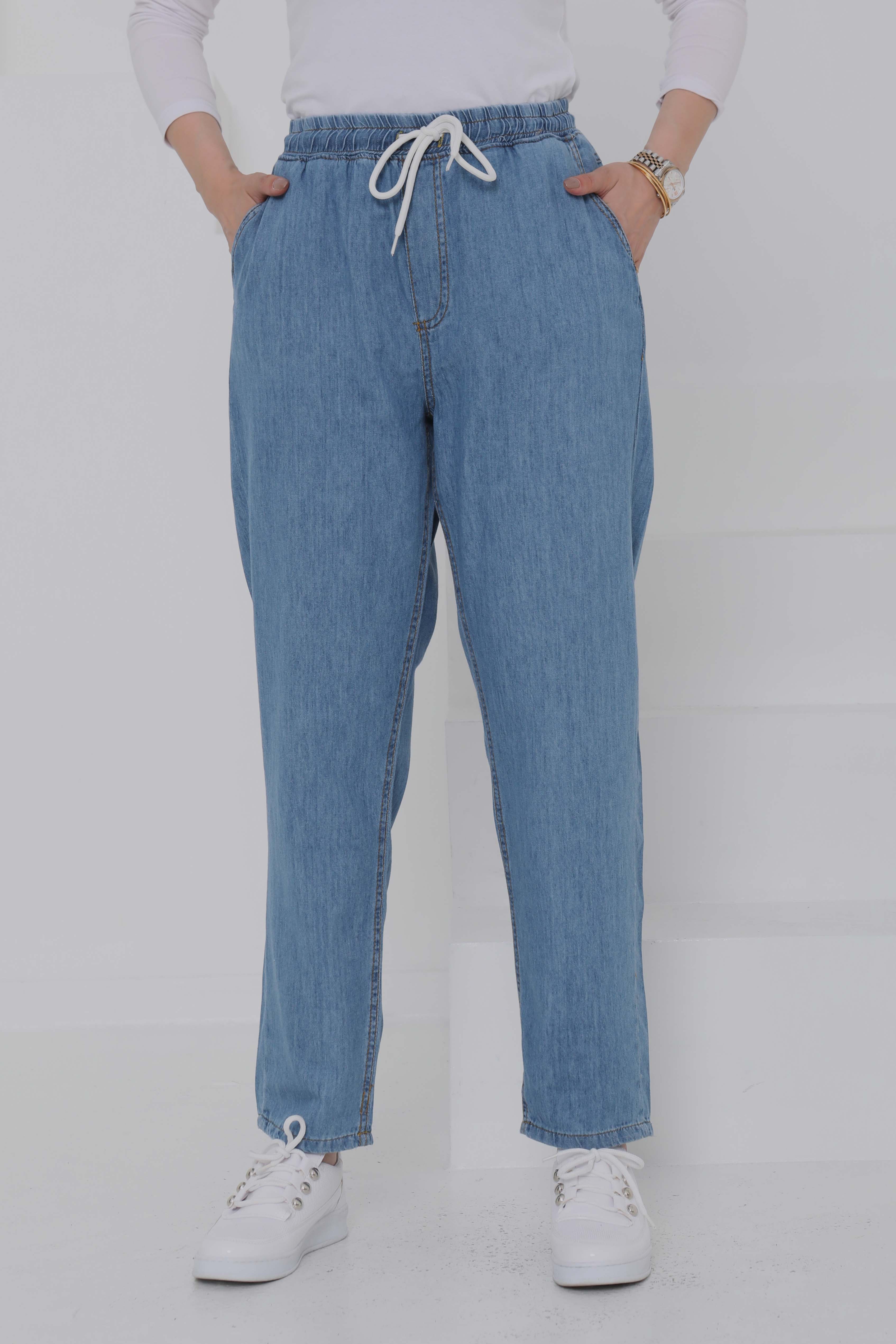 Beli Lastikli Kot Pantolon - 27037 - 3
