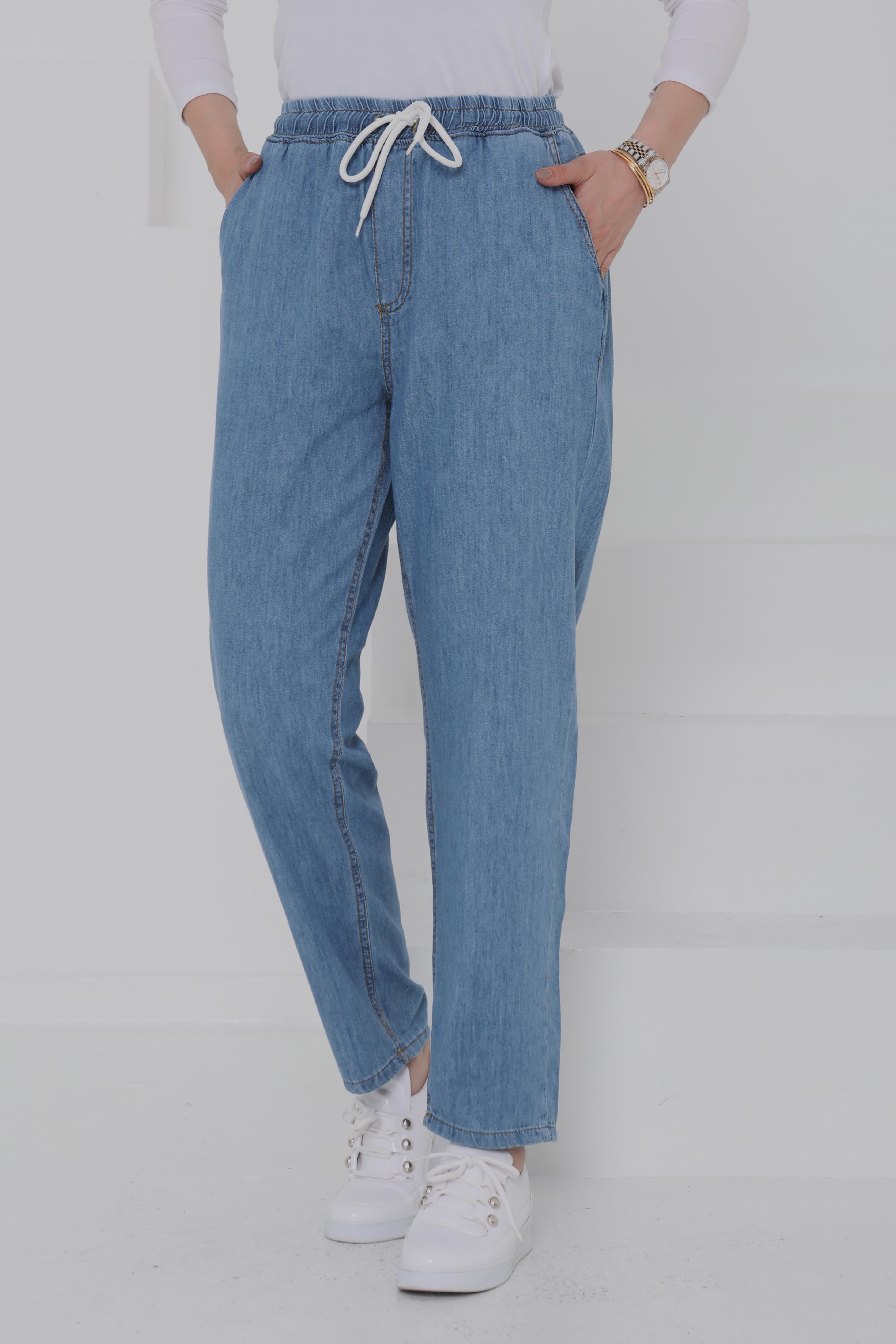 Beli Lastikli Kot Pantolon - 27037 - 5