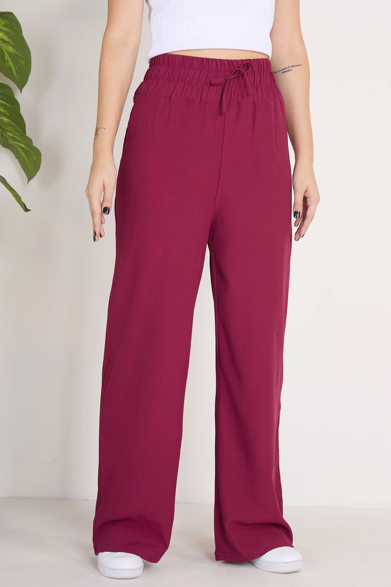 Beli Lastikli Pantolon - 27074 - TOFİSA