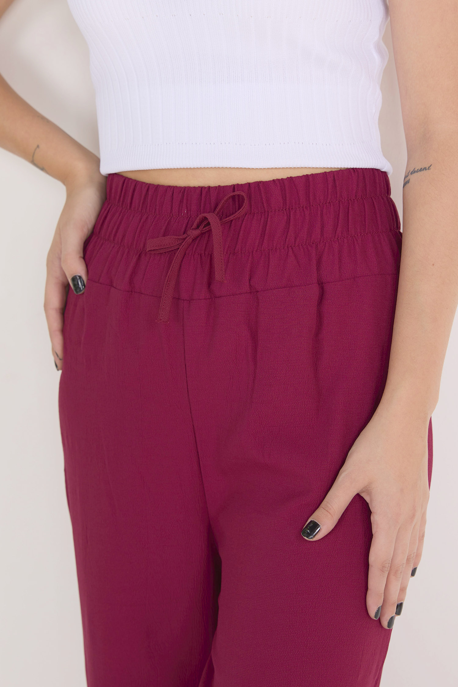 Beli Lastikli Pantolon - 27074 - 4