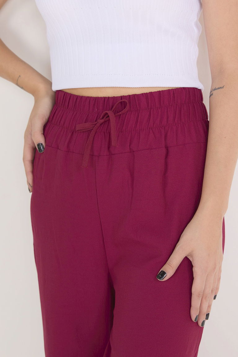 Beli Lastikli Pantolon - 27074 - TOFİSA