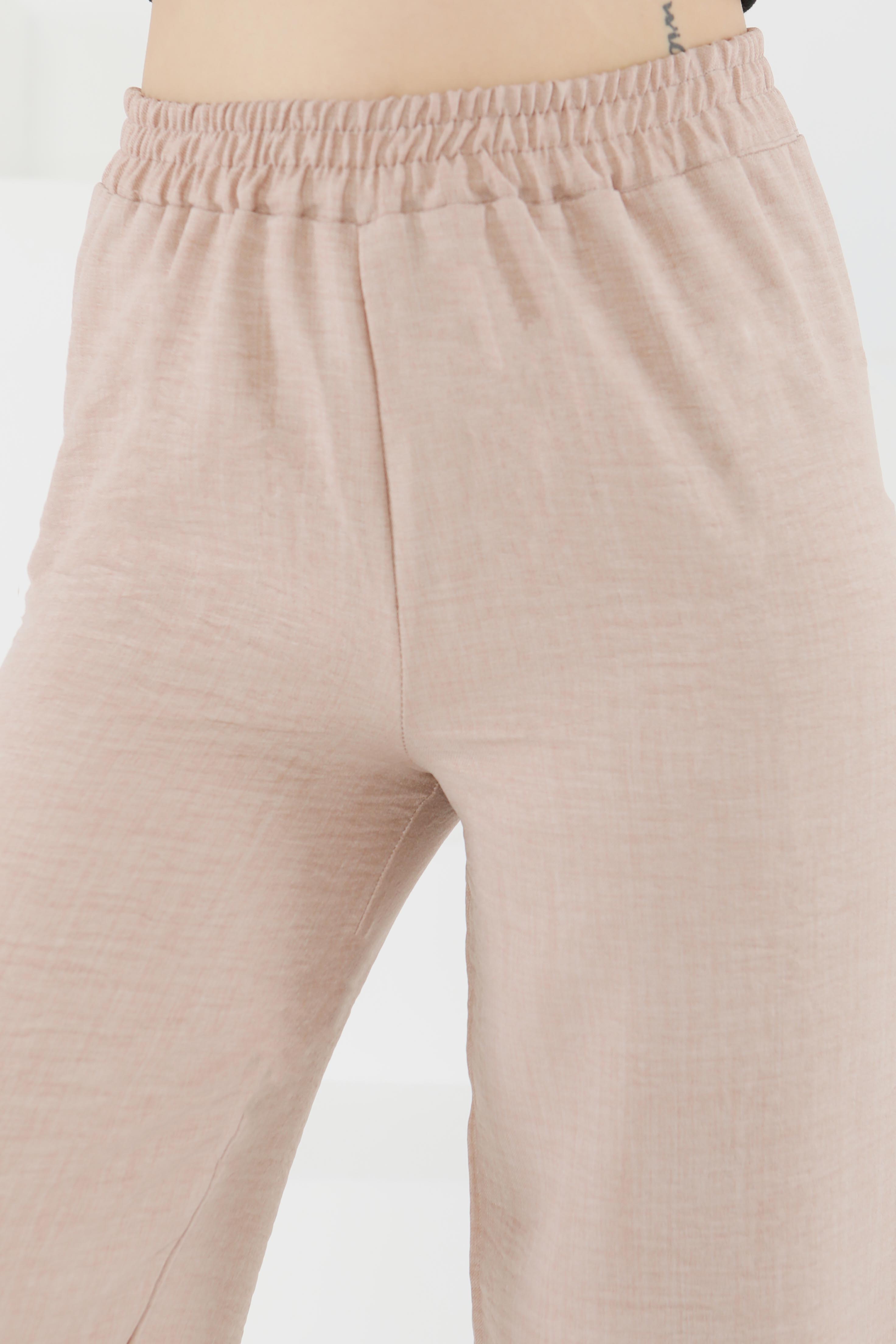 Beli Lastikli Salaş Pantolon - 27461 - 4