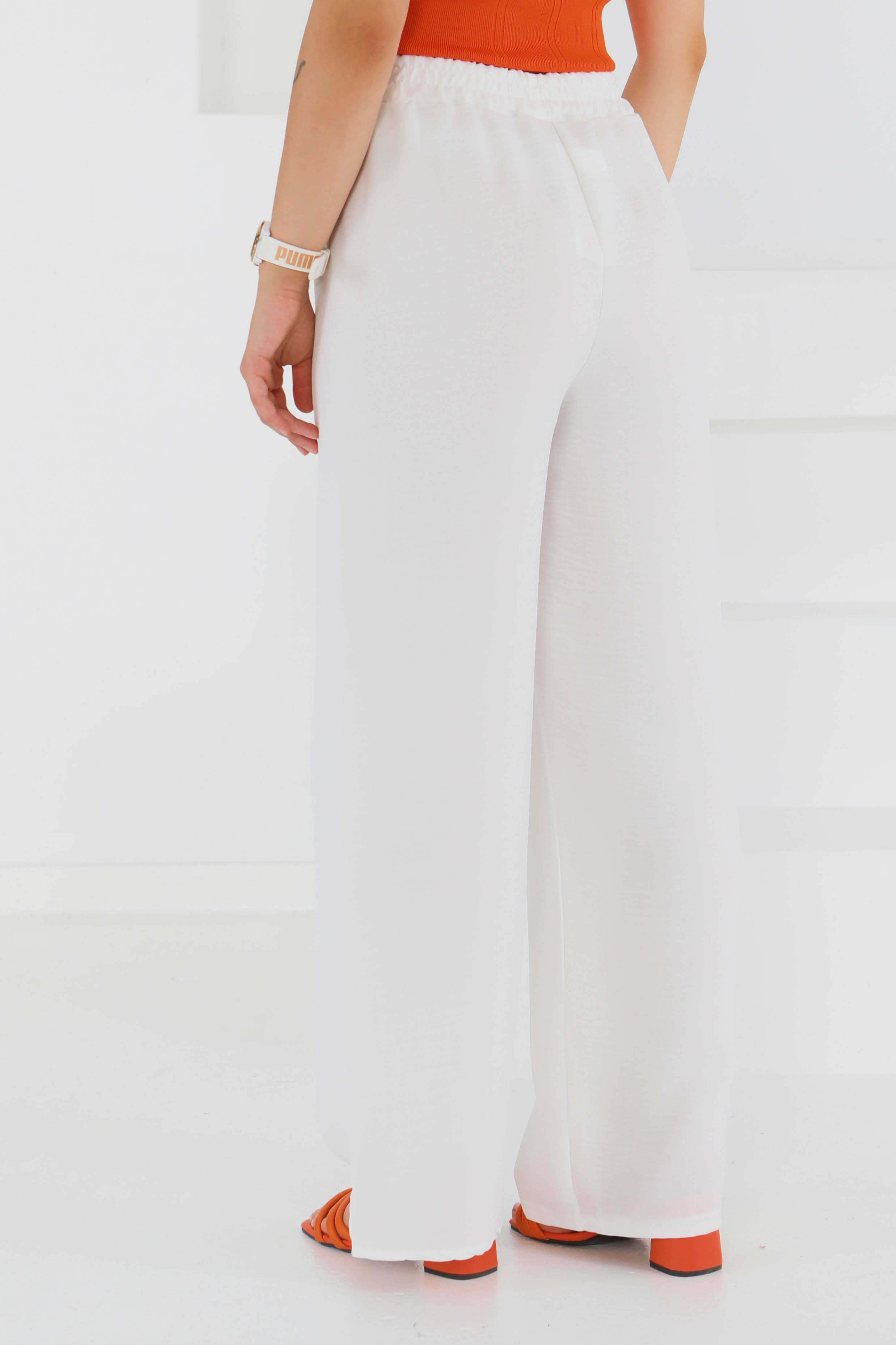 Beli Lastikli Salaş Pantolon - 27461 - 4