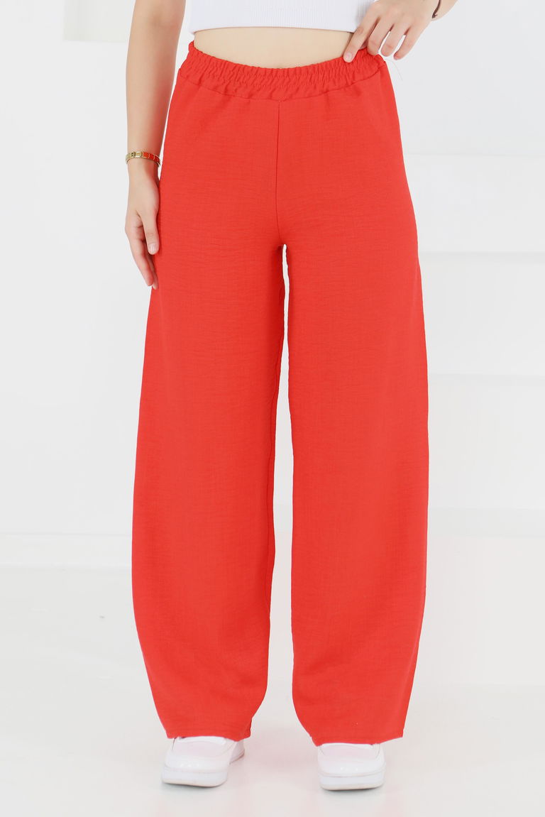 Beli Lastikli Salaş Pantolon - 27461 - TOFİSA