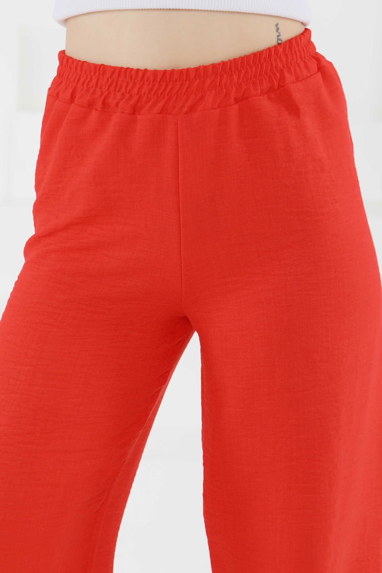 Beli Lastikli Salaş Pantolon - 27461 - TOFİSA