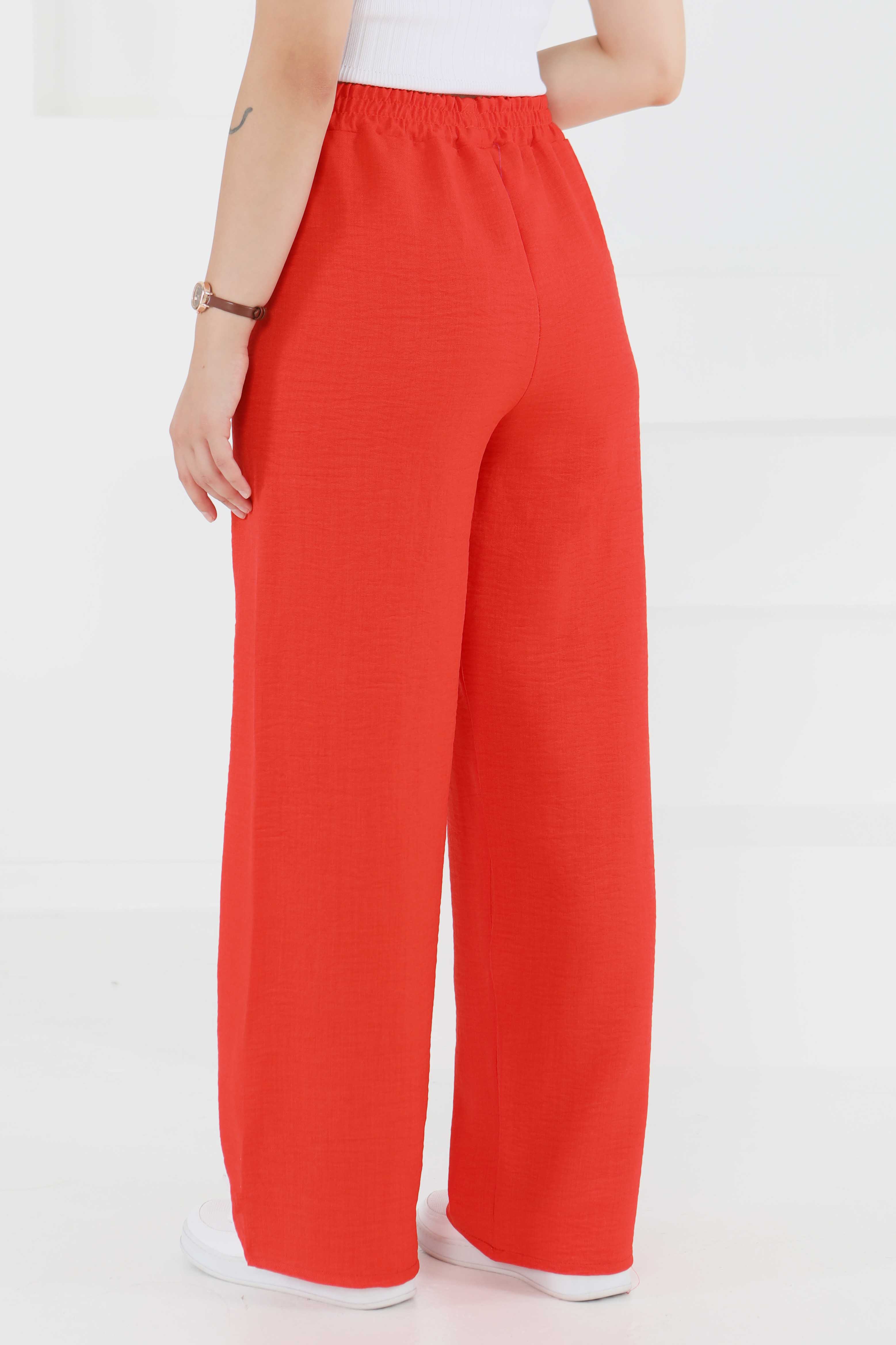 Beli Lastikli Salaş Pantolon - 27461 - 5