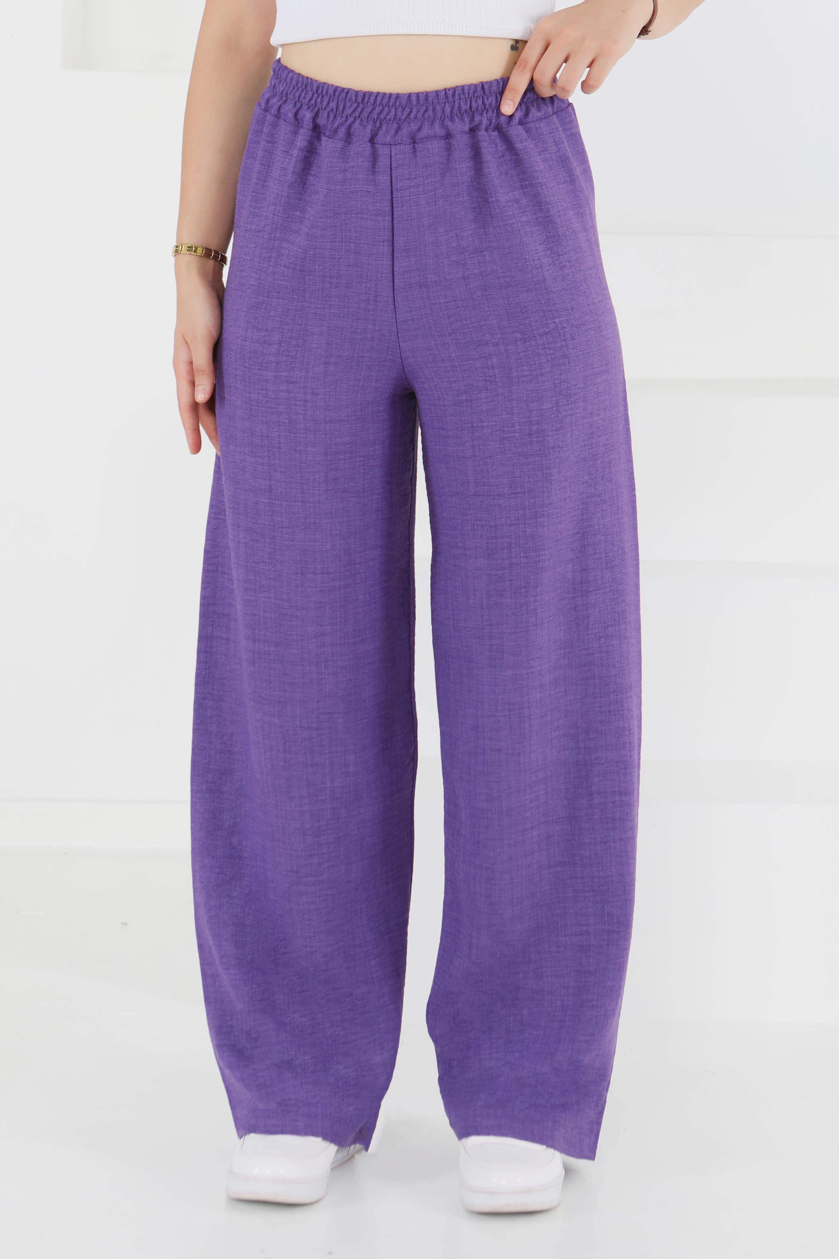 Beli Lastikli Salaş Pantolon - 27461 - 2