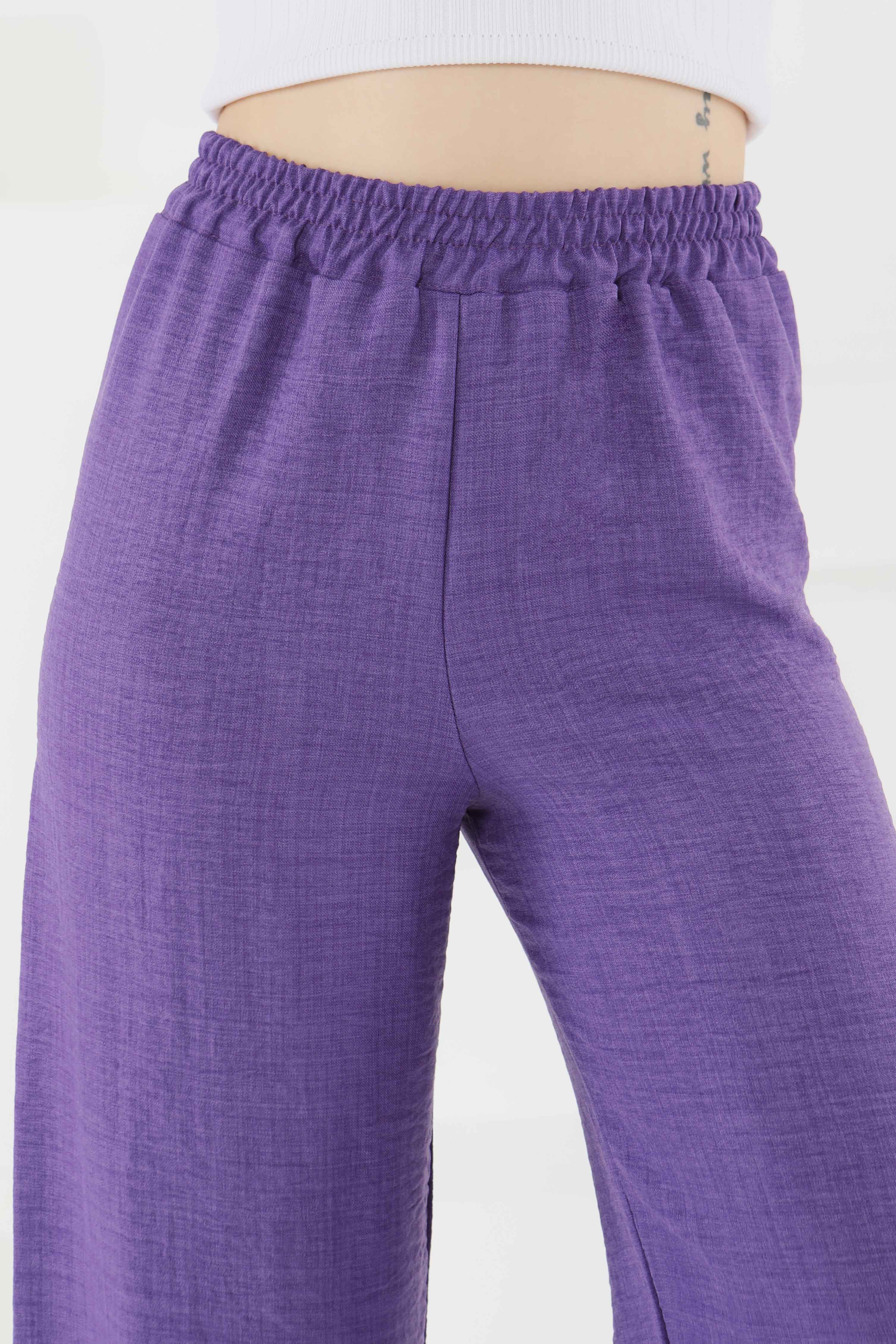 Beli Lastikli Salaş Pantolon - 27461 - 3