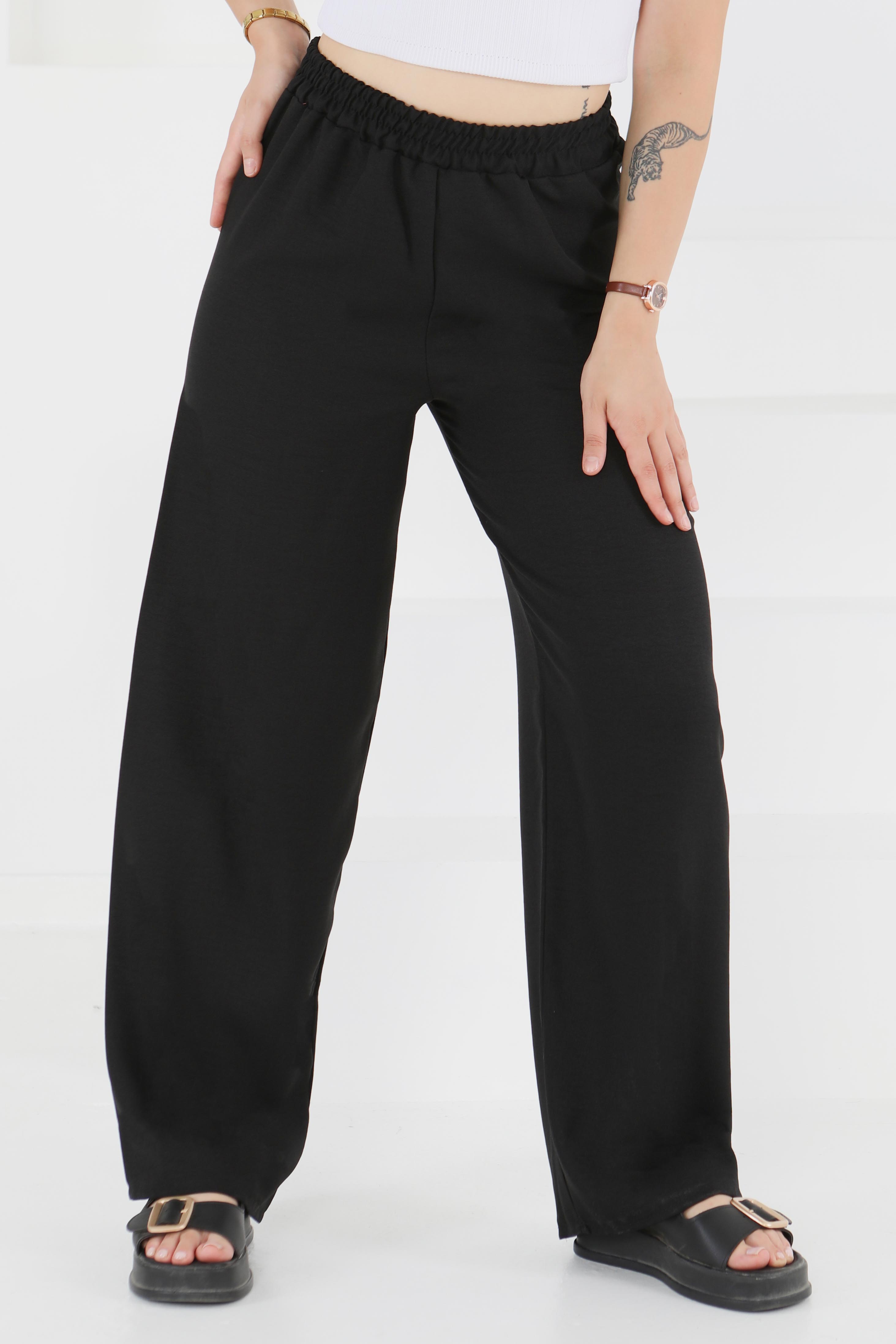 Beli Lastikli Salaş Pantolon - 27461 - 1