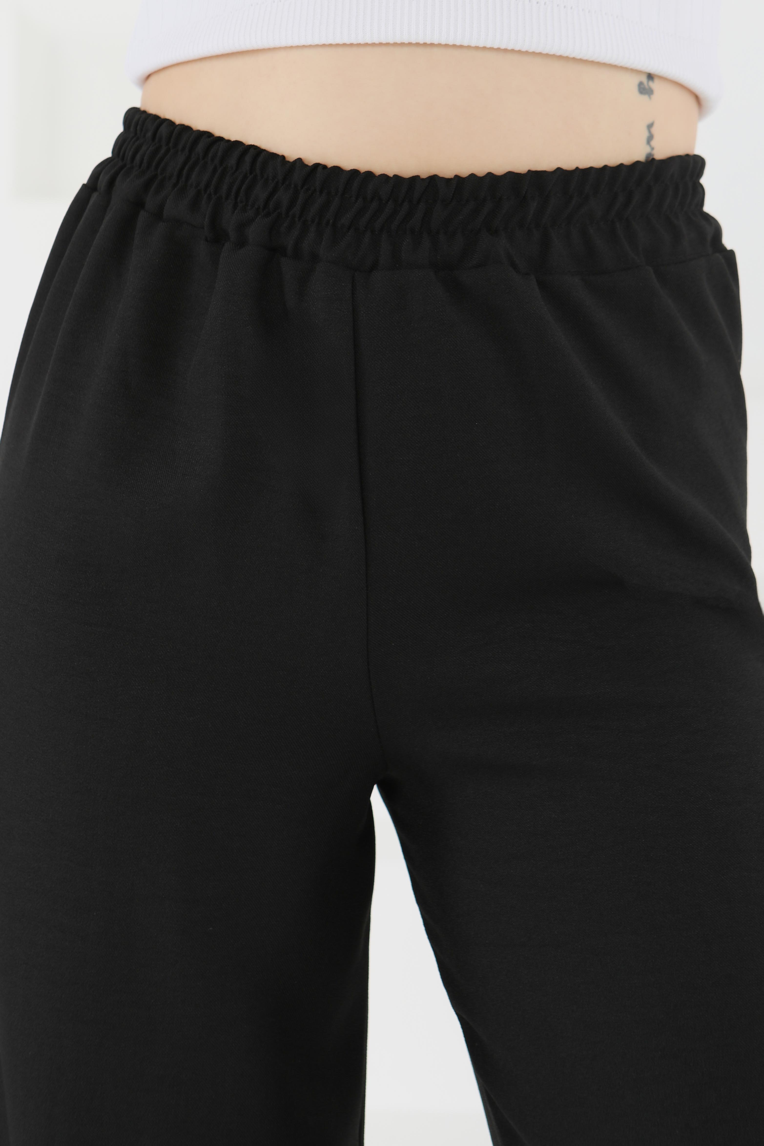 Beli Lastikli Salaş Pantolon - 27461 - 4