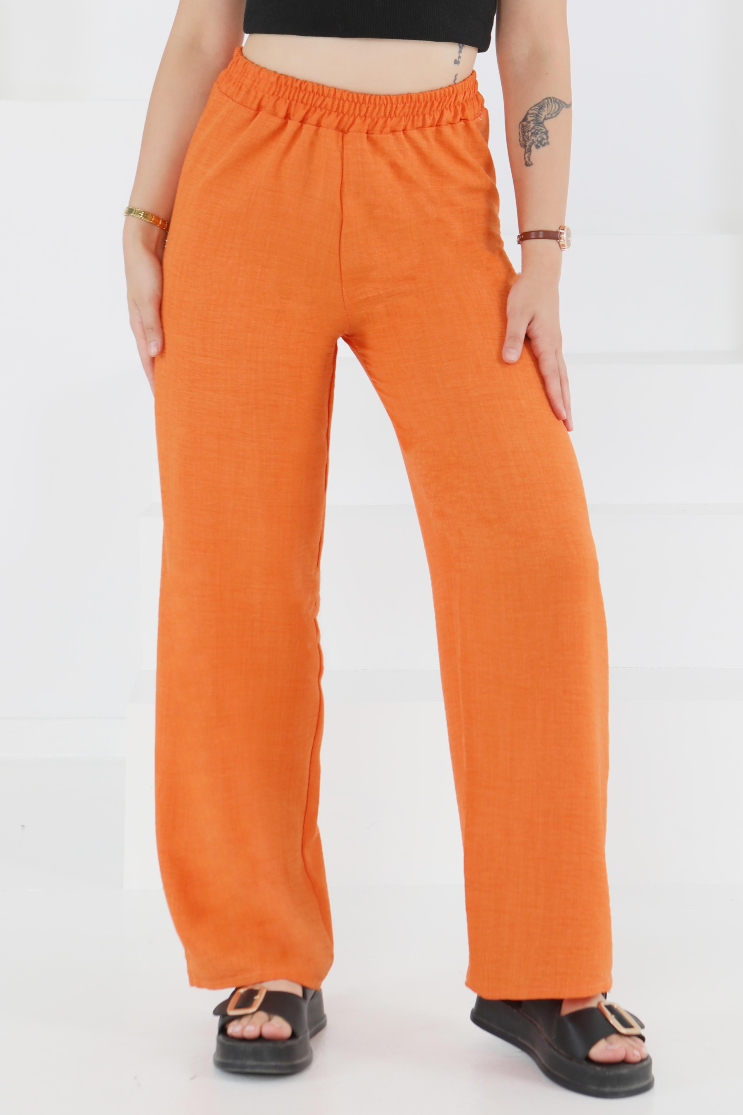 Beli Lastikli Salaş Pantolon - 27461 - 1