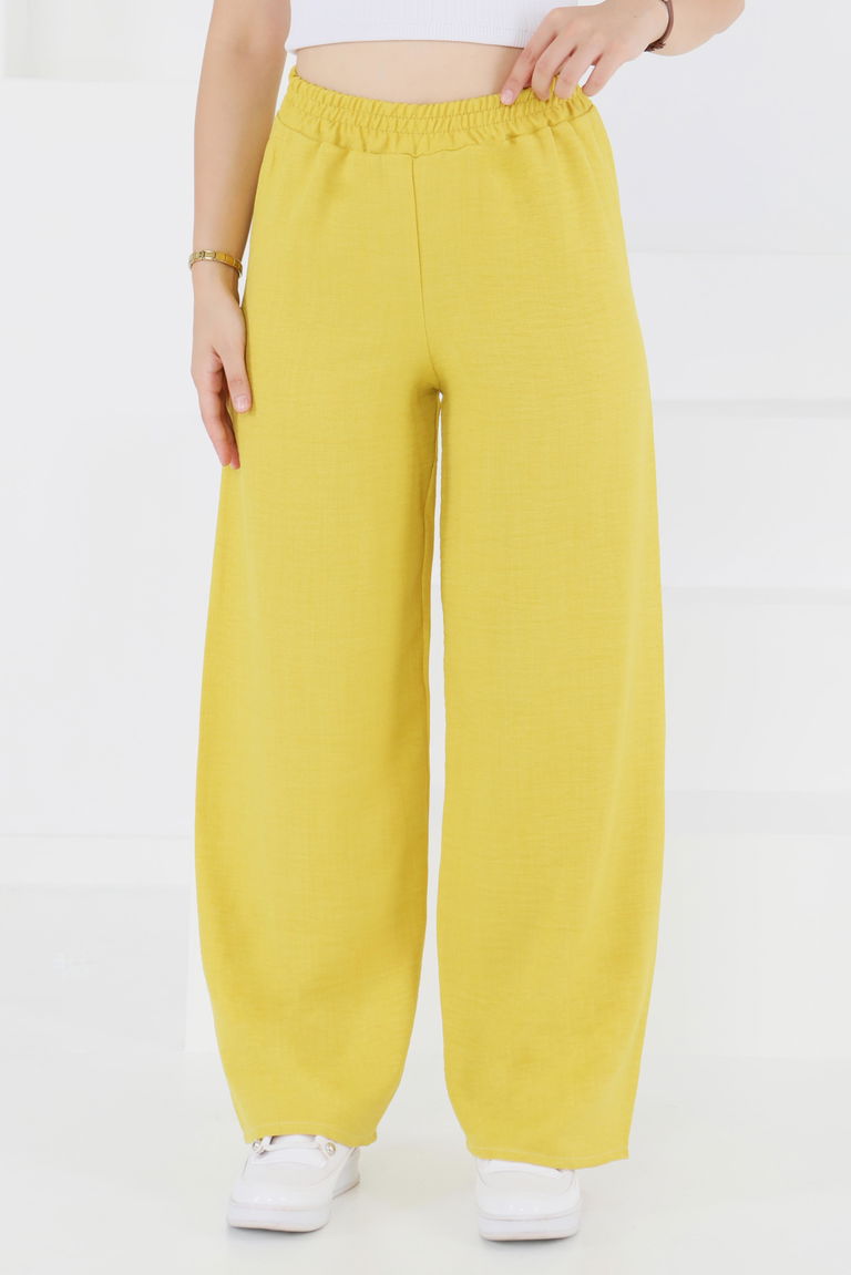 Beli Lastikli Salaş Pantolon - 27461 - TOFİSA