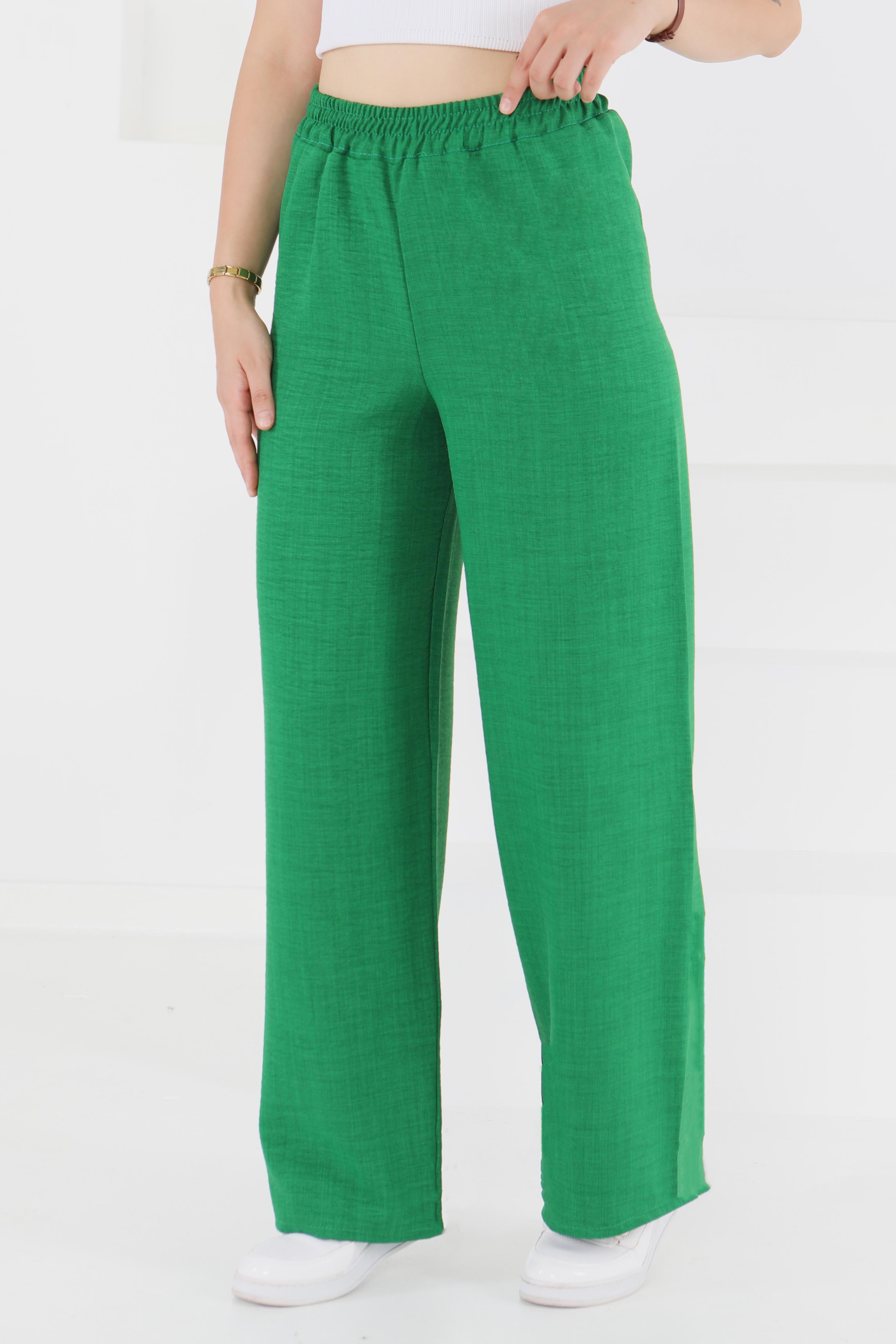 Beli Lastikli Salaş Pantolon - 27461 - 1
