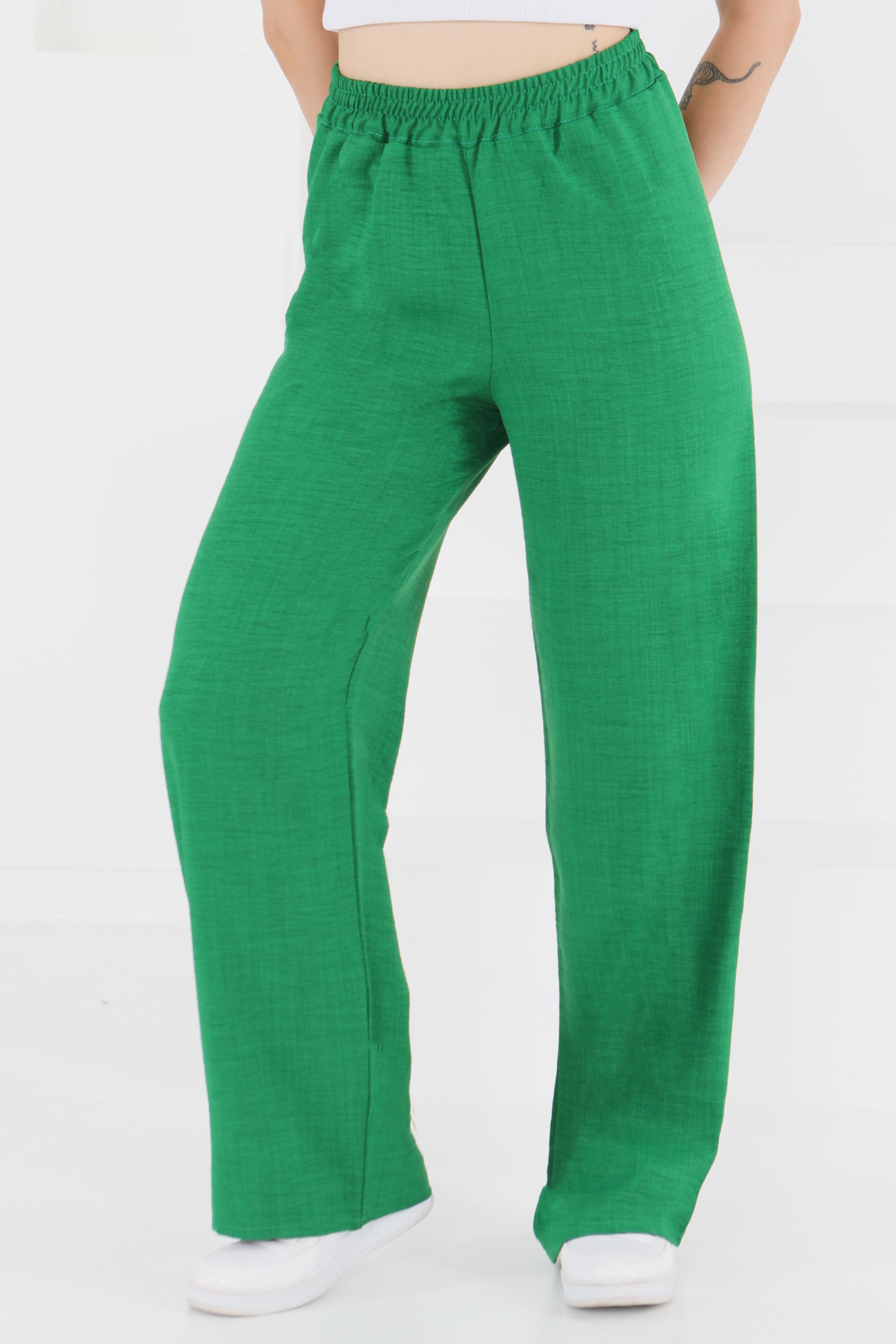 Beli Lastikli Salaş Pantolon - 27461 - 2