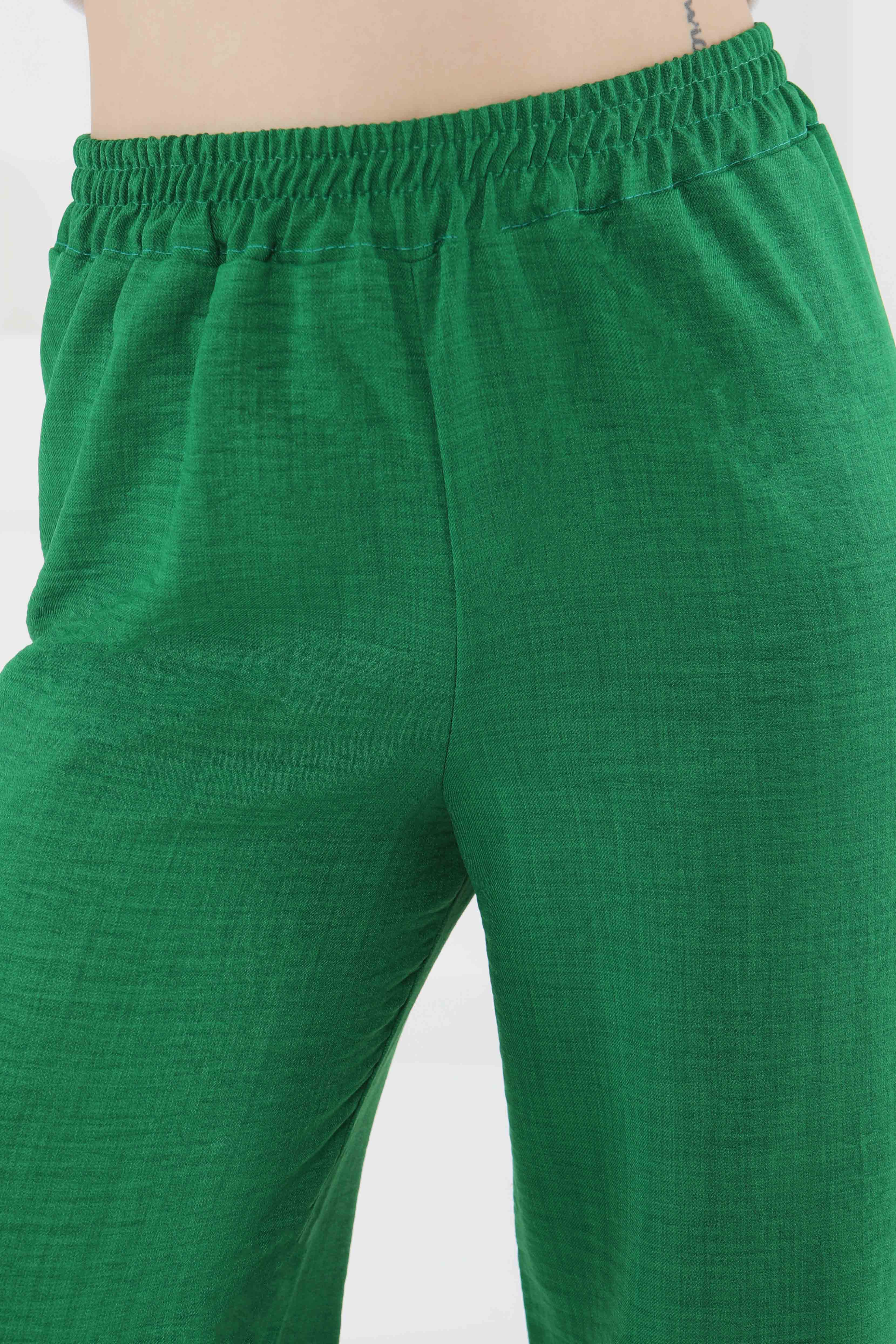 Beli Lastikli Salaş Pantolon - 27461 - 4