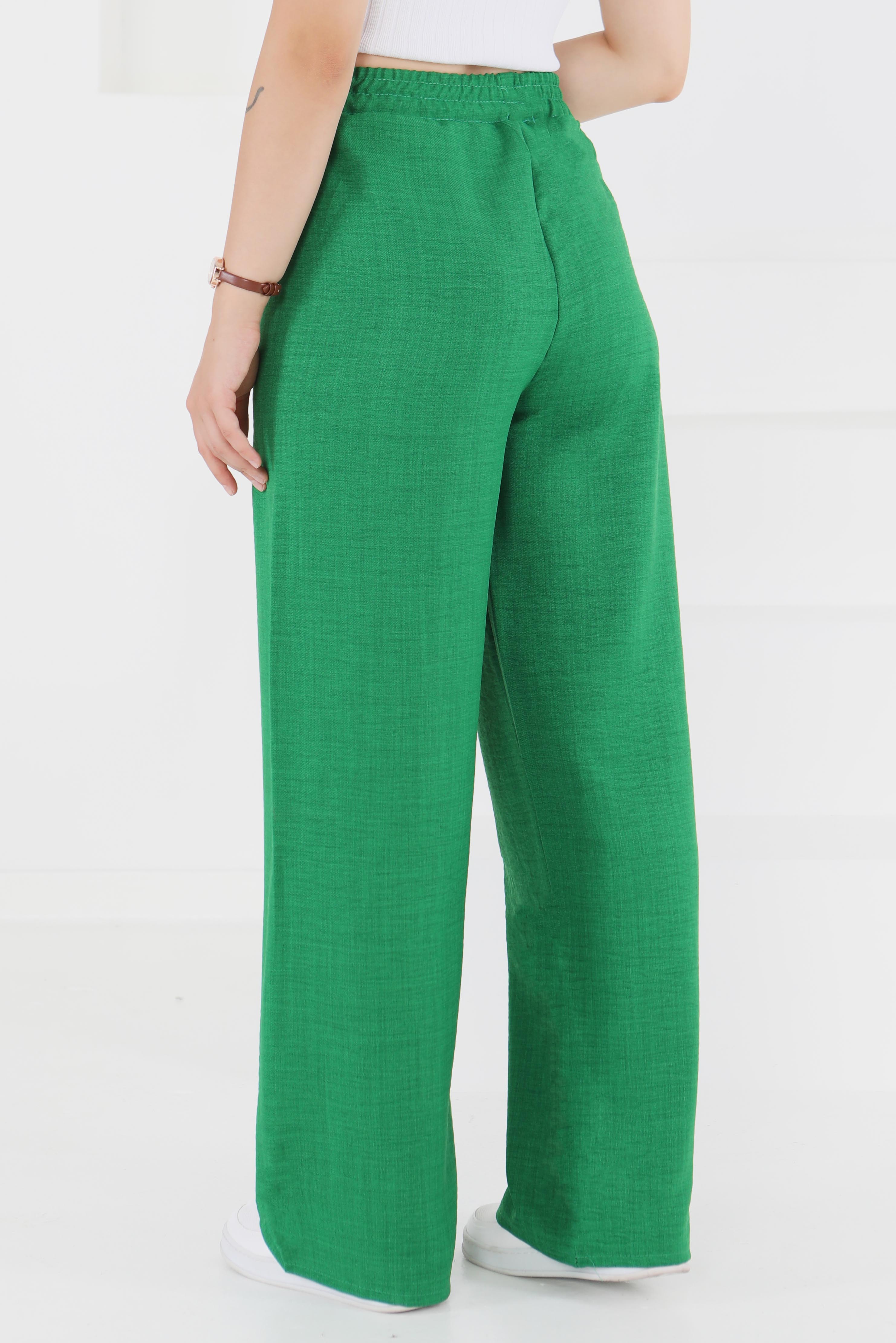 Beli Lastikli Salaş Pantolon - 27461 - 5