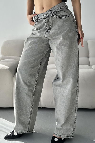 Bıyık Baggy Kot Pantolon - 27268 