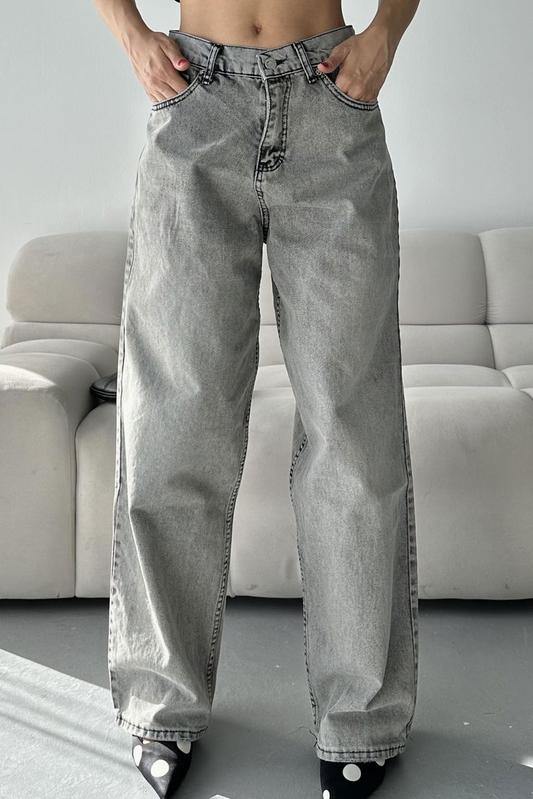 Bıyık Baggy Kot Pantolon - 27268 - TOFİSA