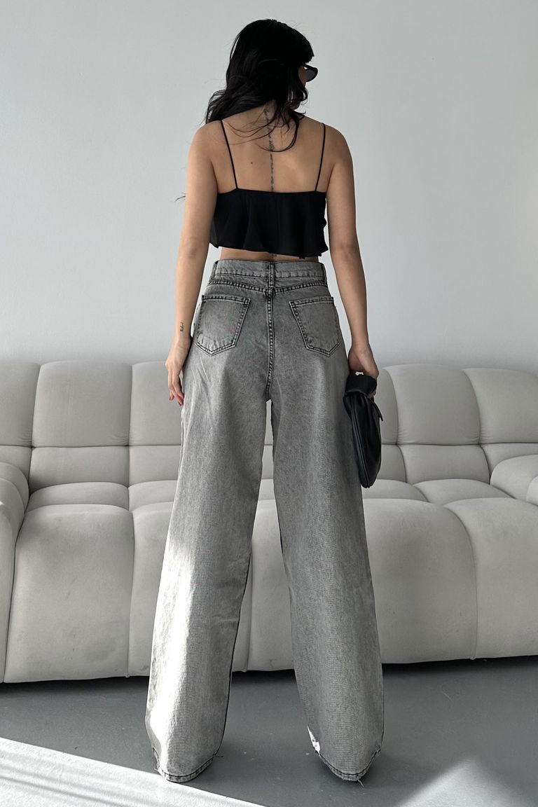 Bıyık Baggy Kot Pantolon - 27268 - TOFİSA