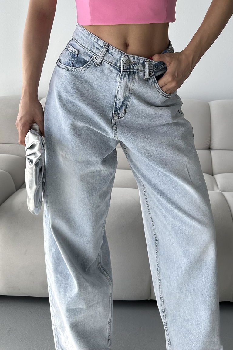 Bıyık Baggy Kot Pantolon - 27268 - TOFİSA