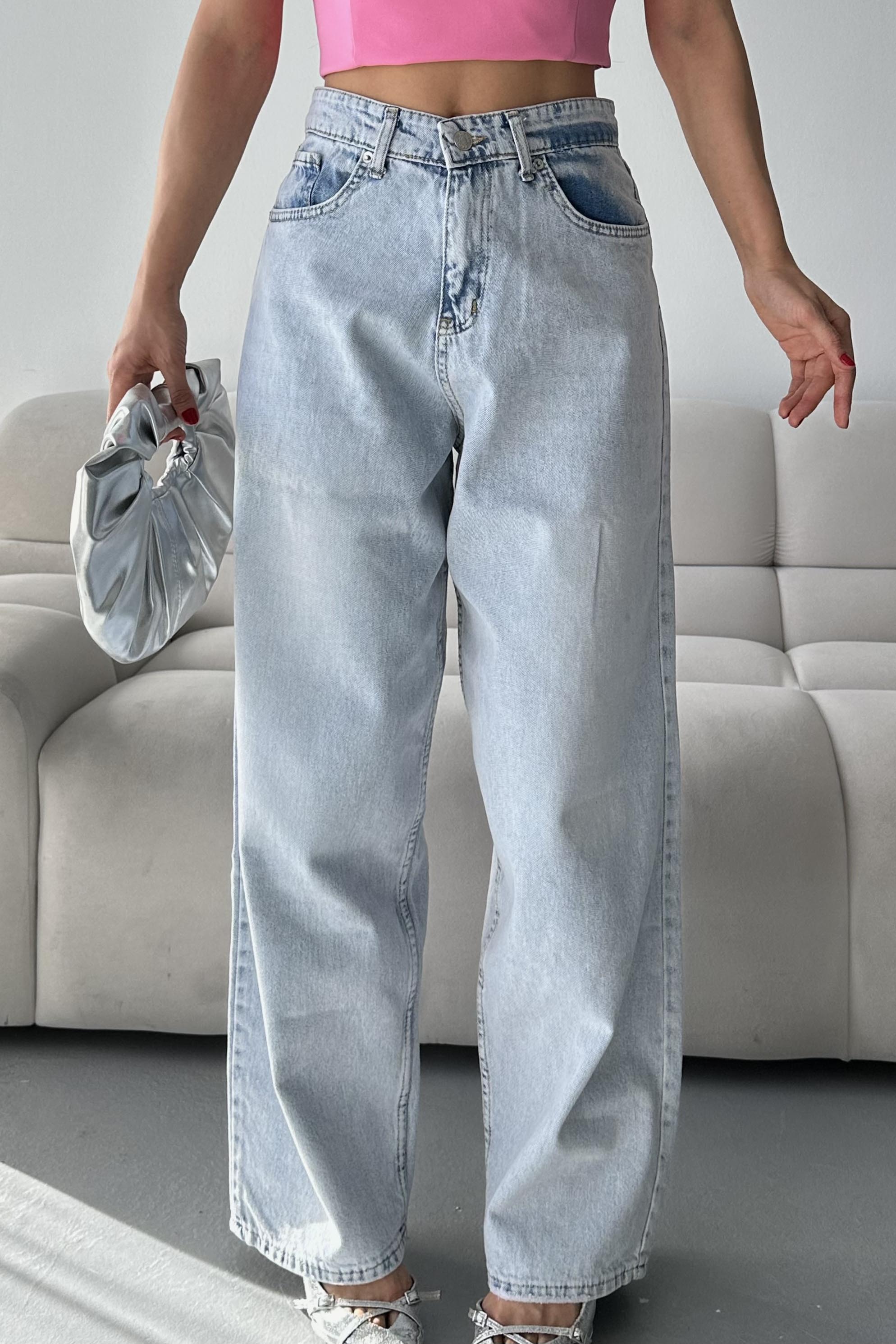 Bıyık Baggy Kot Pantolon - 27268 - 5