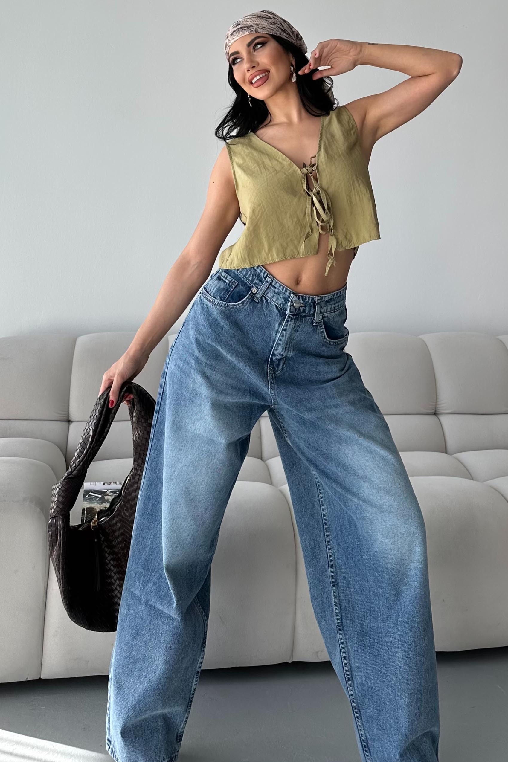 Bıyık Baggy Kot Pantolon - 27268 - 3