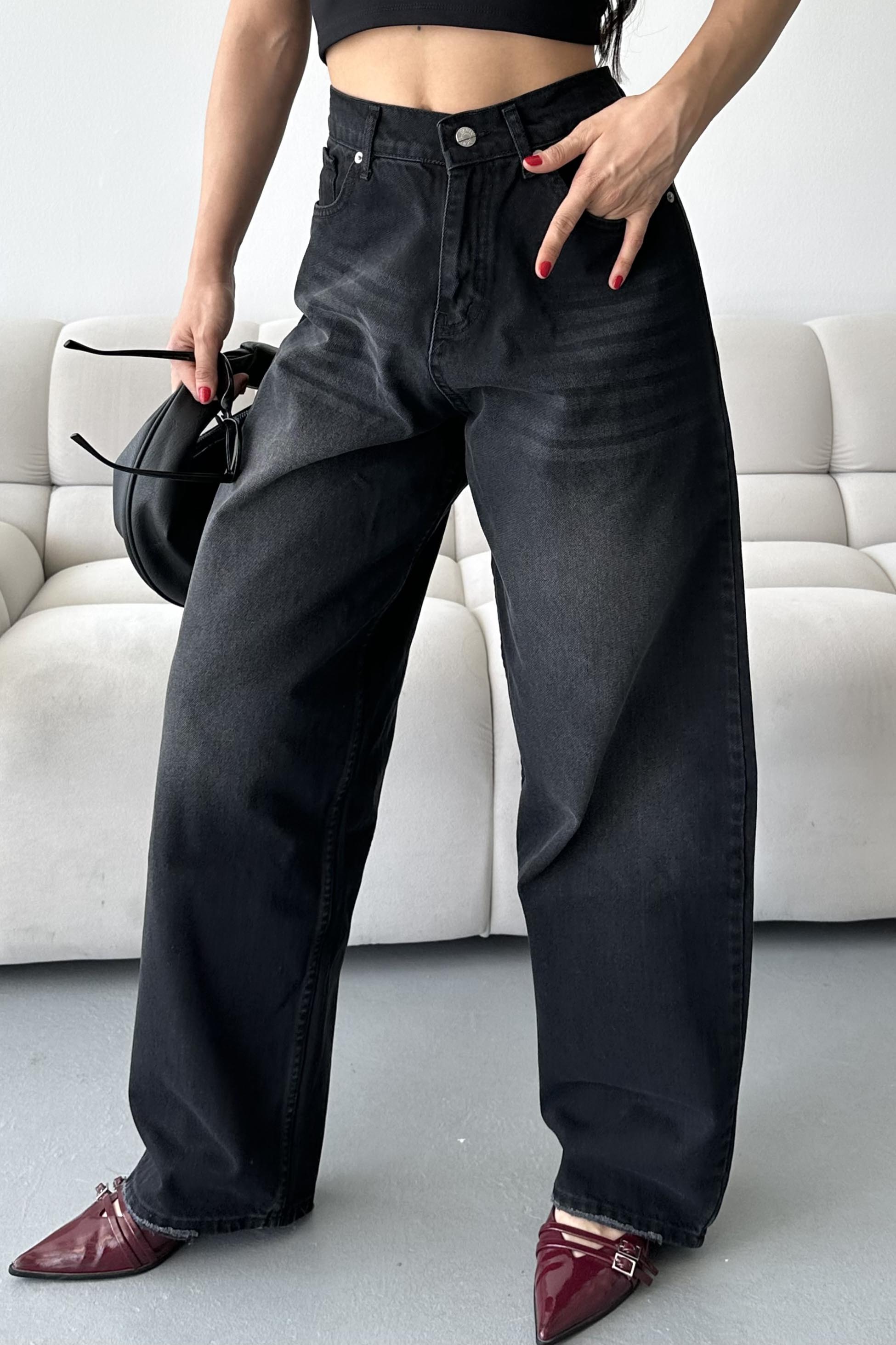 Bıyık Baggy Kot Pantolon - 27268 - 5
