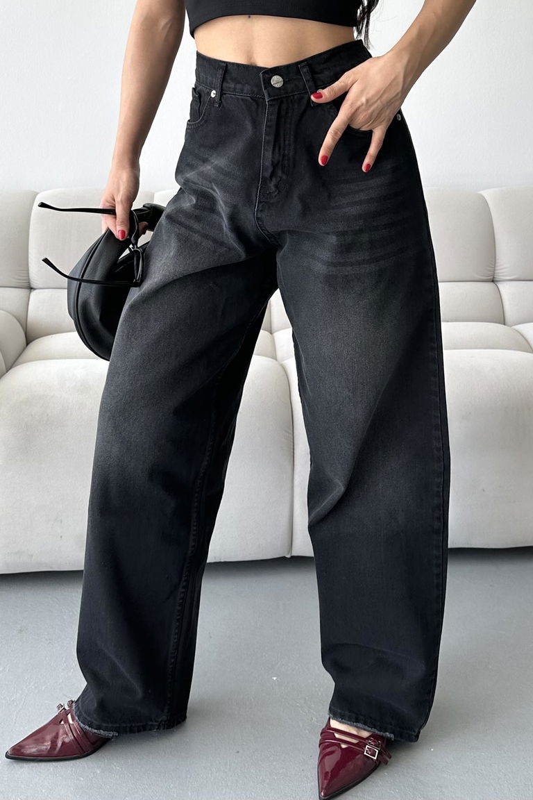 Bıyık Baggy Kot Pantolon - 27268 - TOFİSA