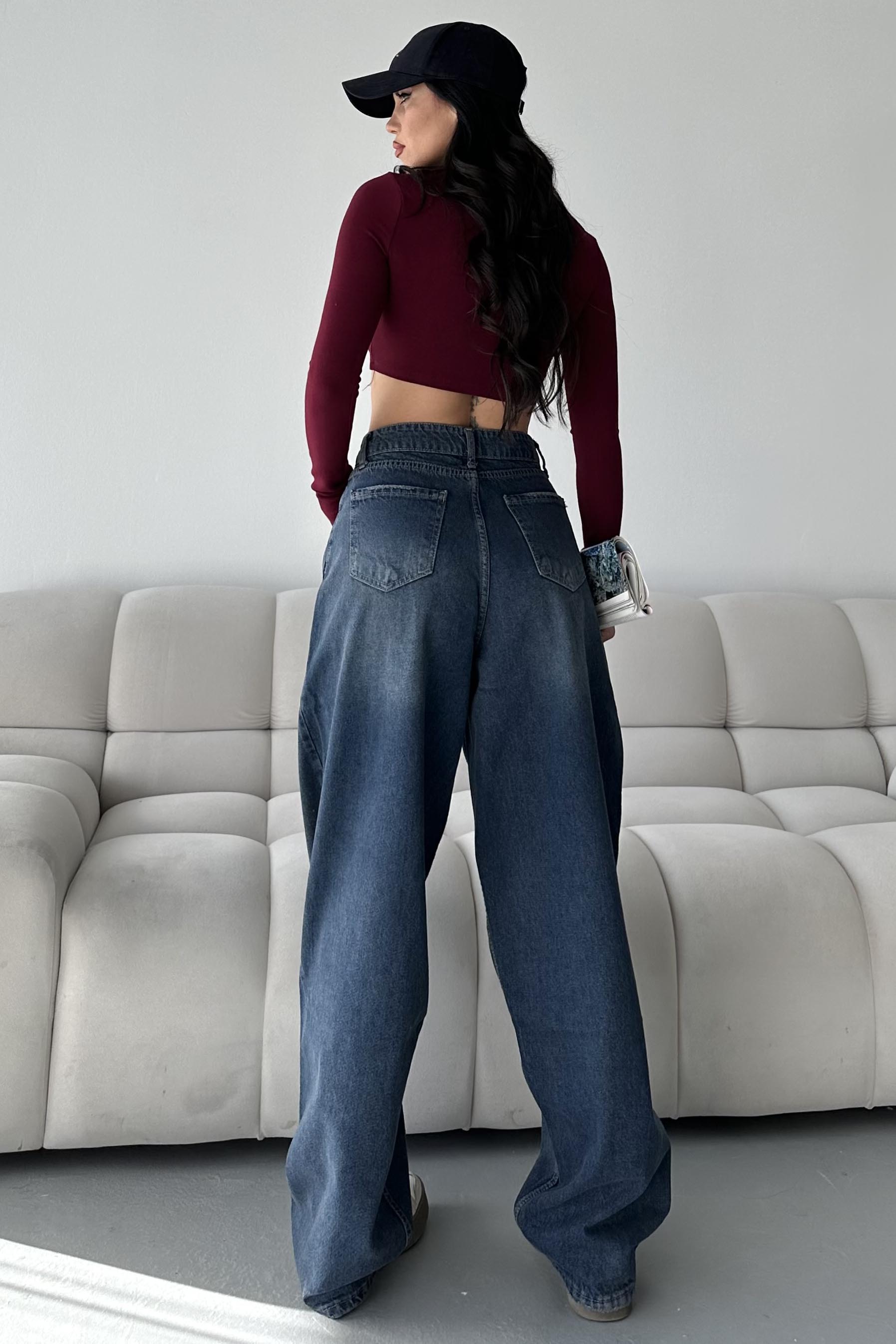 Bıyık Baggy Kot Pantolon - 27268 - 4