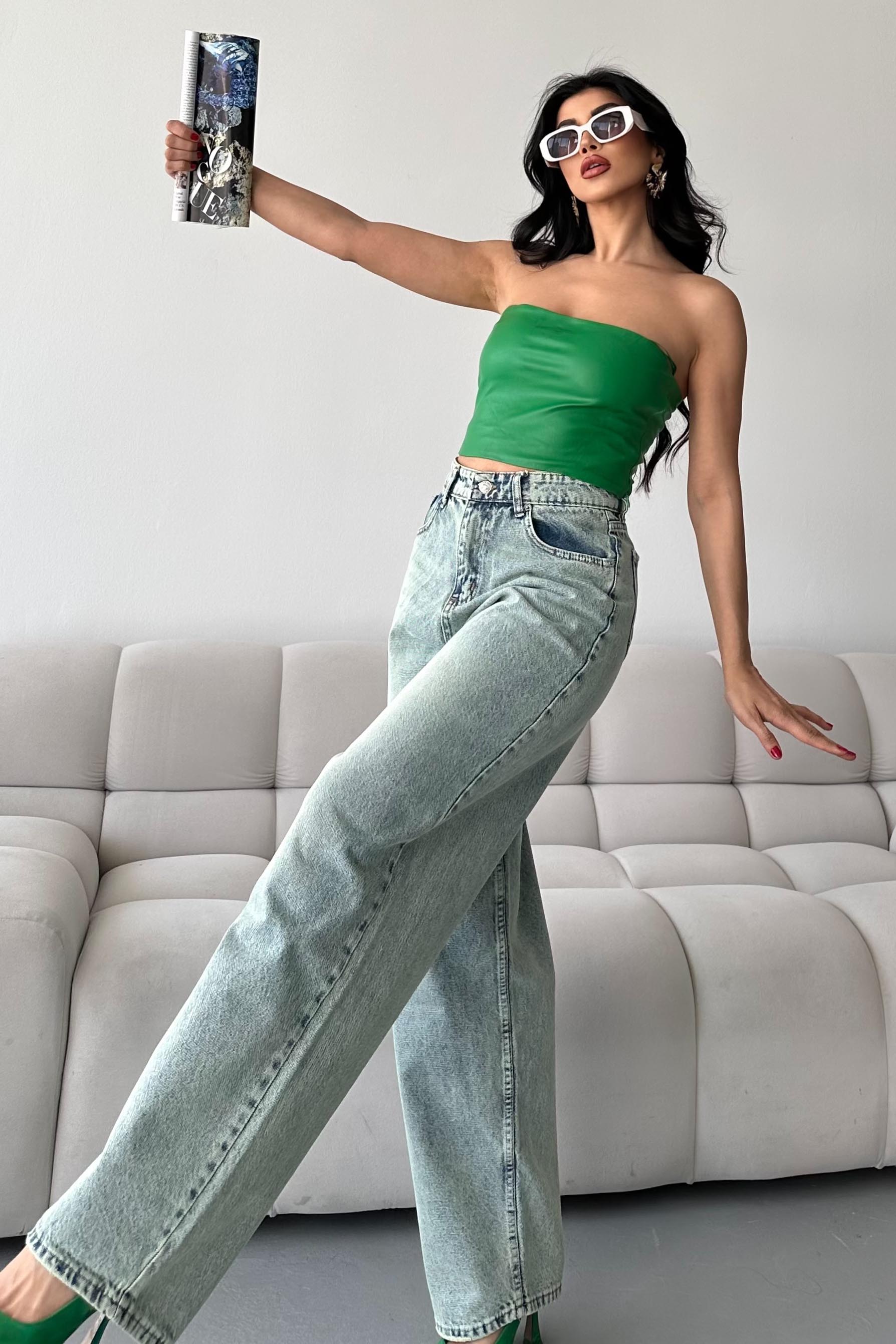 Bıyık Baggy Kot Pantolon - 27268 - 3