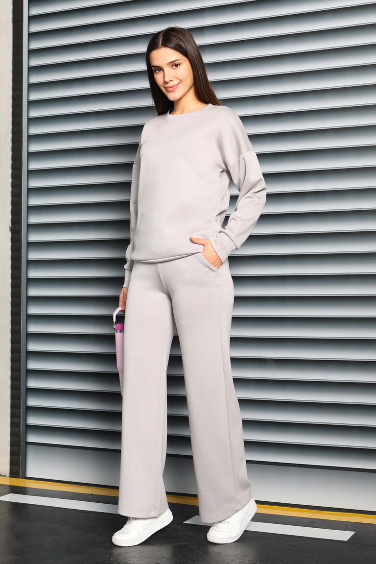 Bol Paça Modal İkili Takım - 27879-GRI - TOFİSA