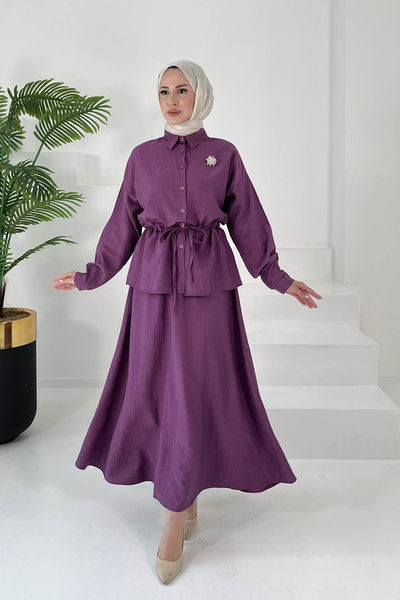 Bröşlü Etekli Takım - 27008 