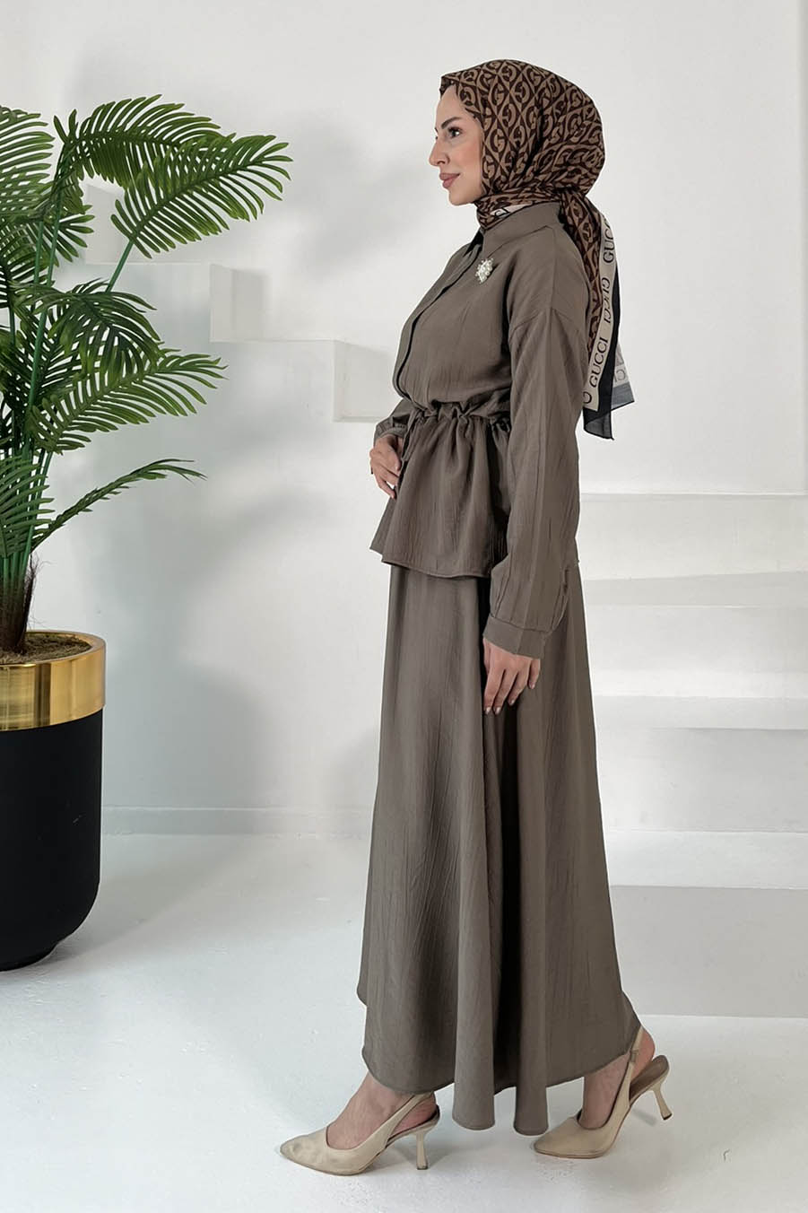 Bröşlü Etekli Takım - 27008 - 5