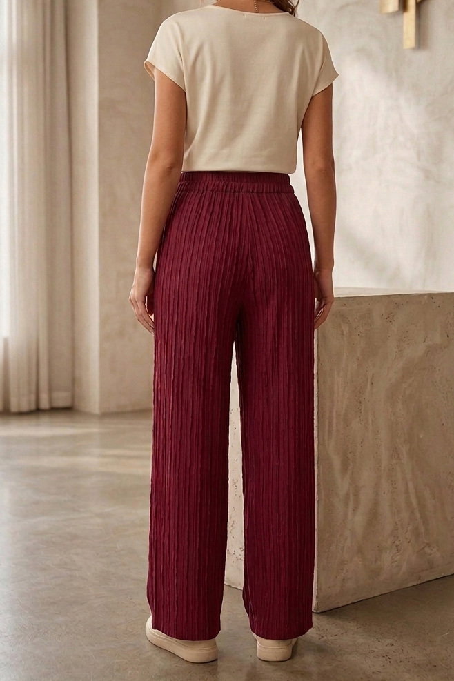 Bürümcük Pantolon - 2110-BORDO - 3