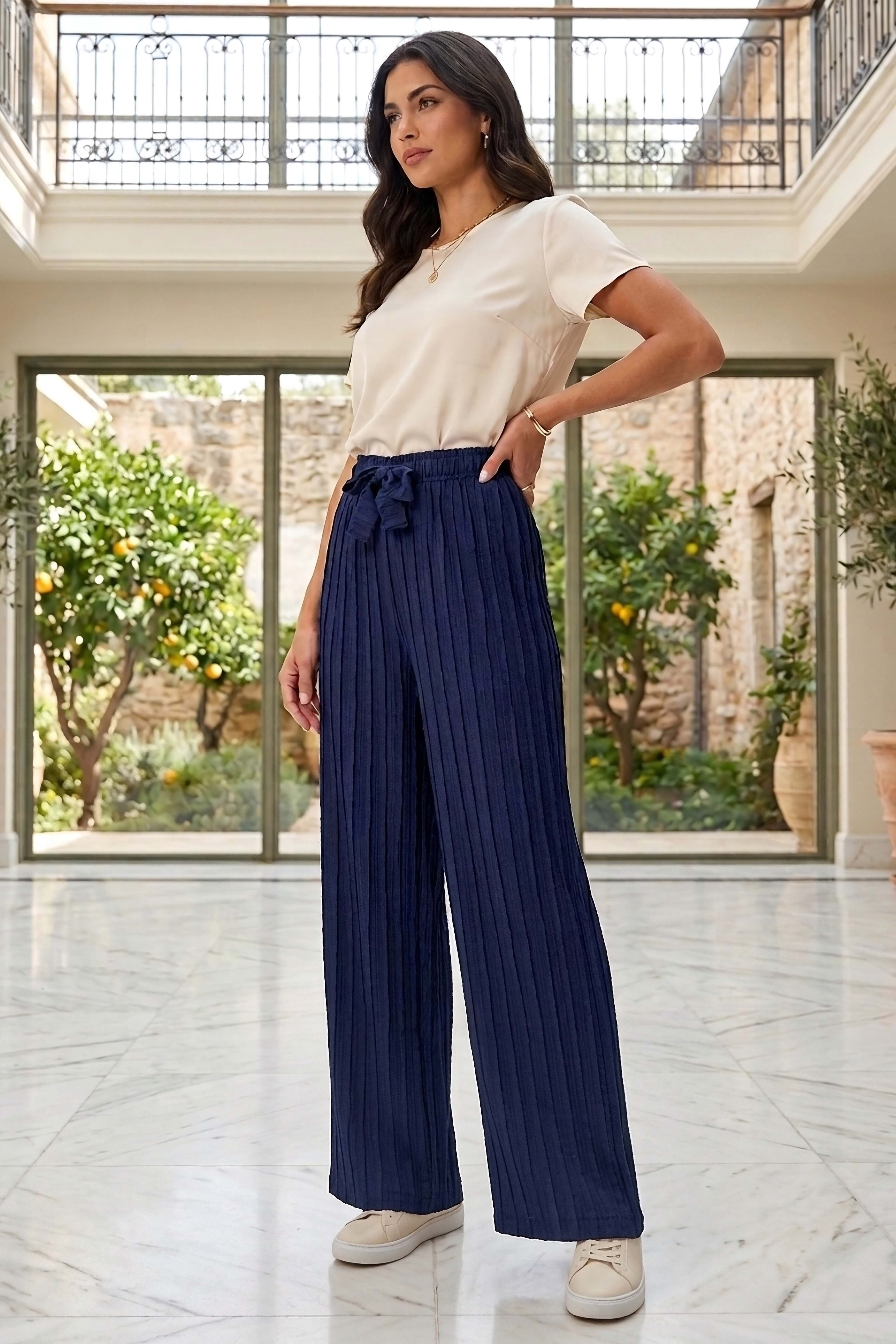 Bürümcük Pantolon - 2110-LACIVERT - 1