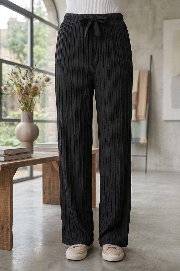 Bürümcük Pantolon - 2110-SIYAH - 2