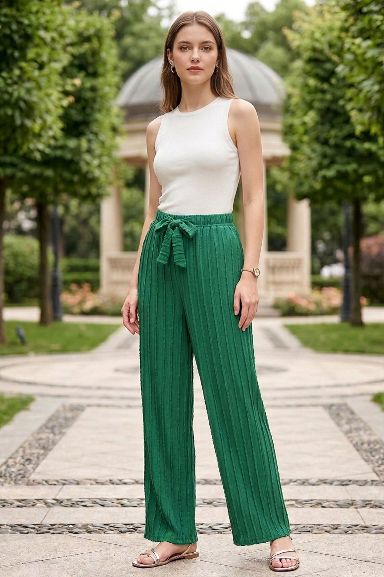 Bürümcük Pantolon - 2110-ZUMRUT - 1