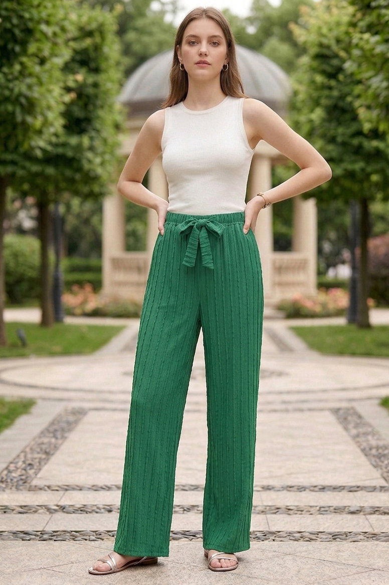 Bürümcük Pantolon - 2110-ZUMRUT - 2