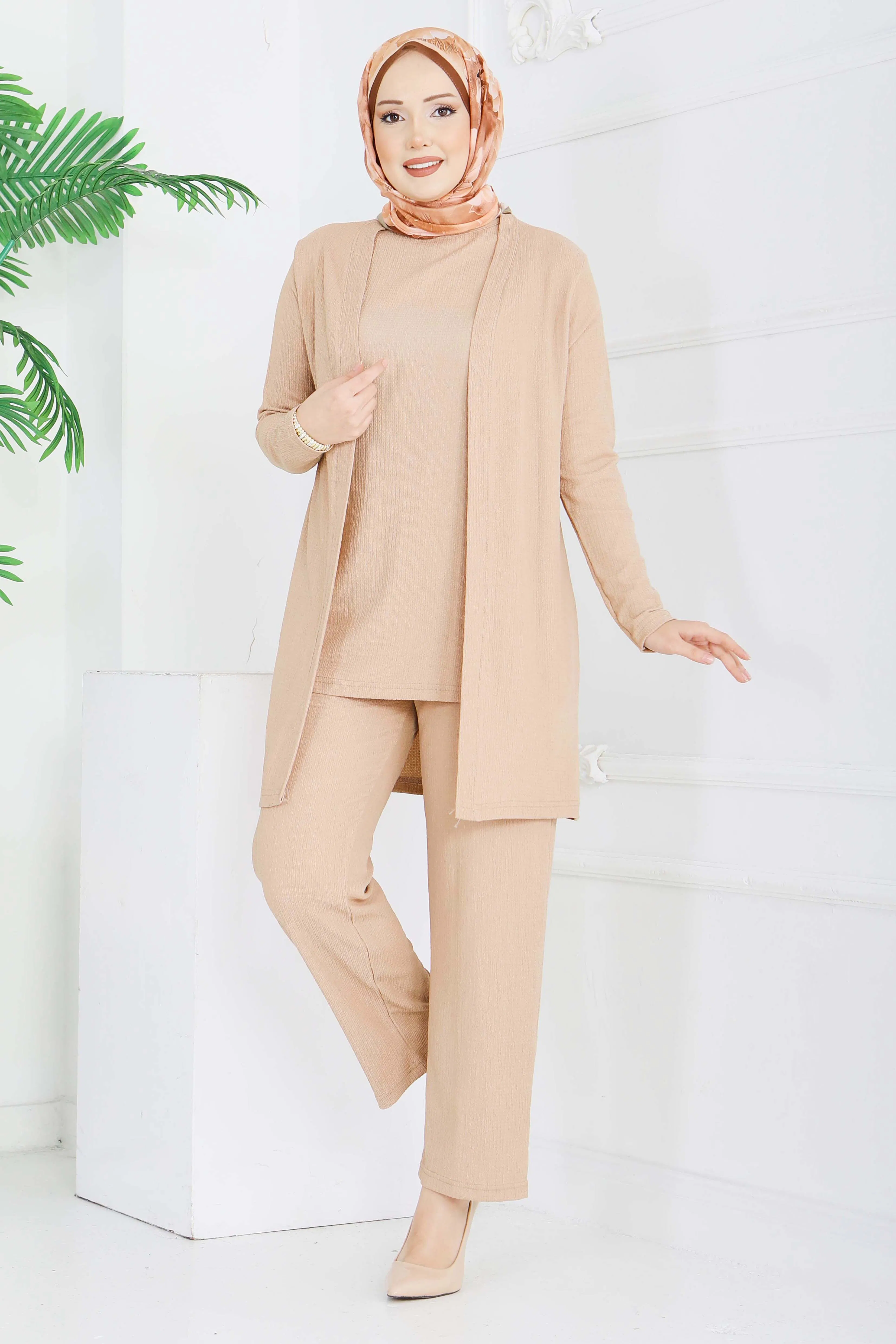 Bürümcük Üçlü Takım - 2070-BEJ - 4