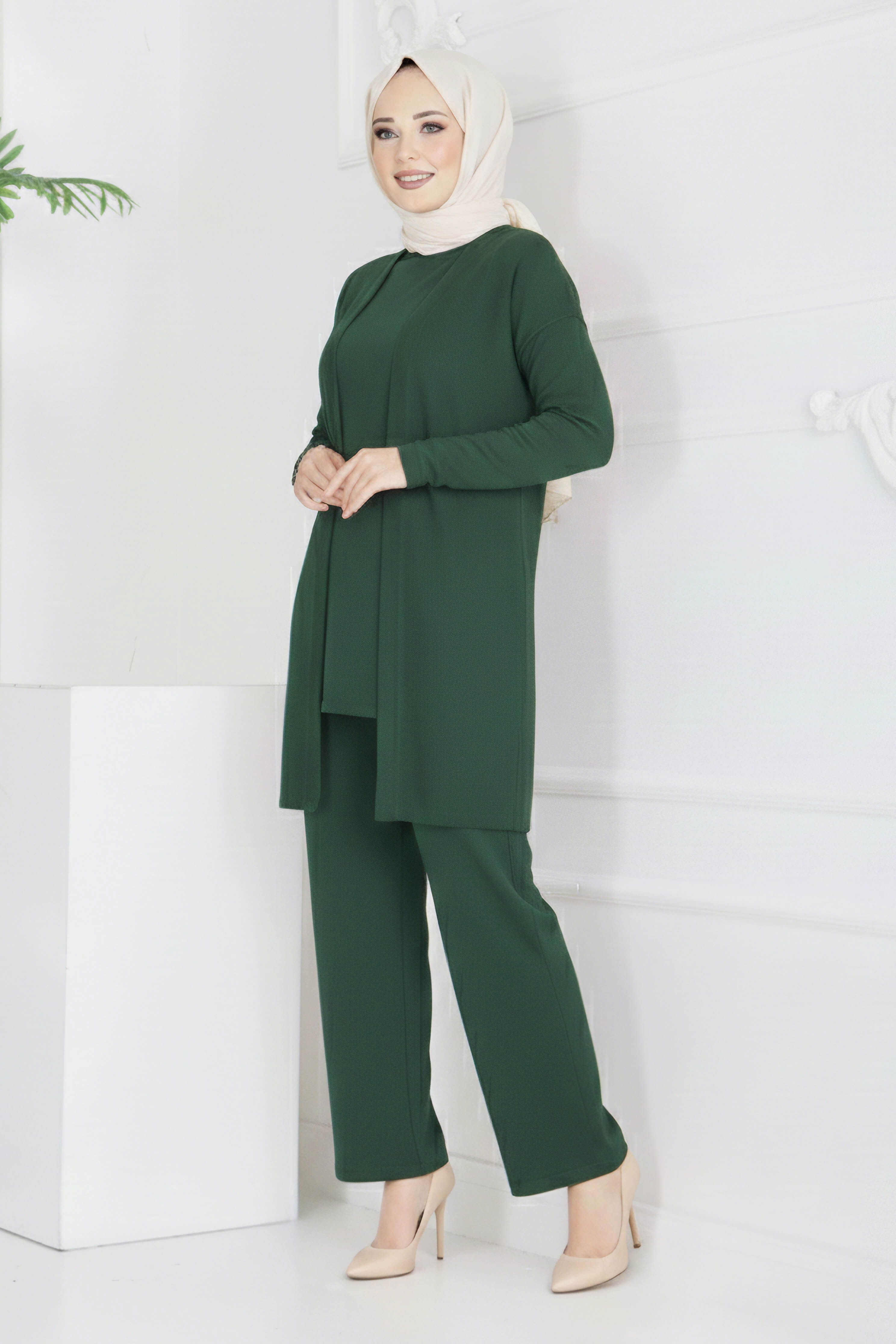 Bürümcük Üçlü Takım - 2070-ZUMRUT - 1