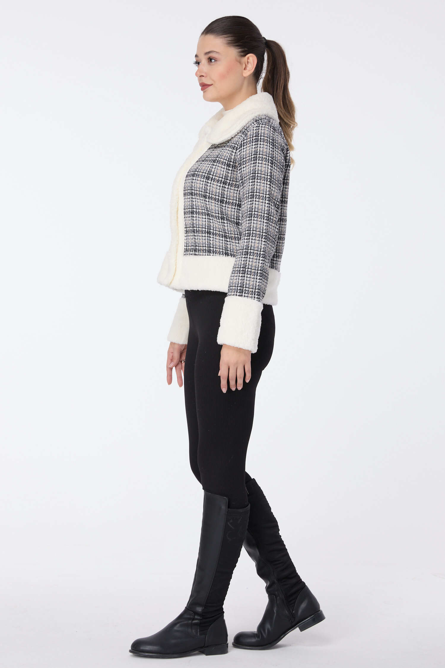 Ceket - 27743-GRI - 3