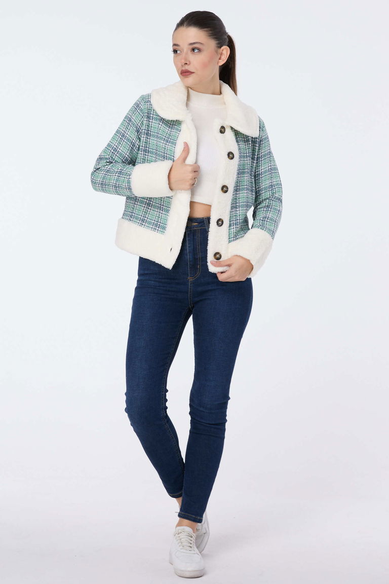 Ceket - 27743-YESIL - TOFİSA