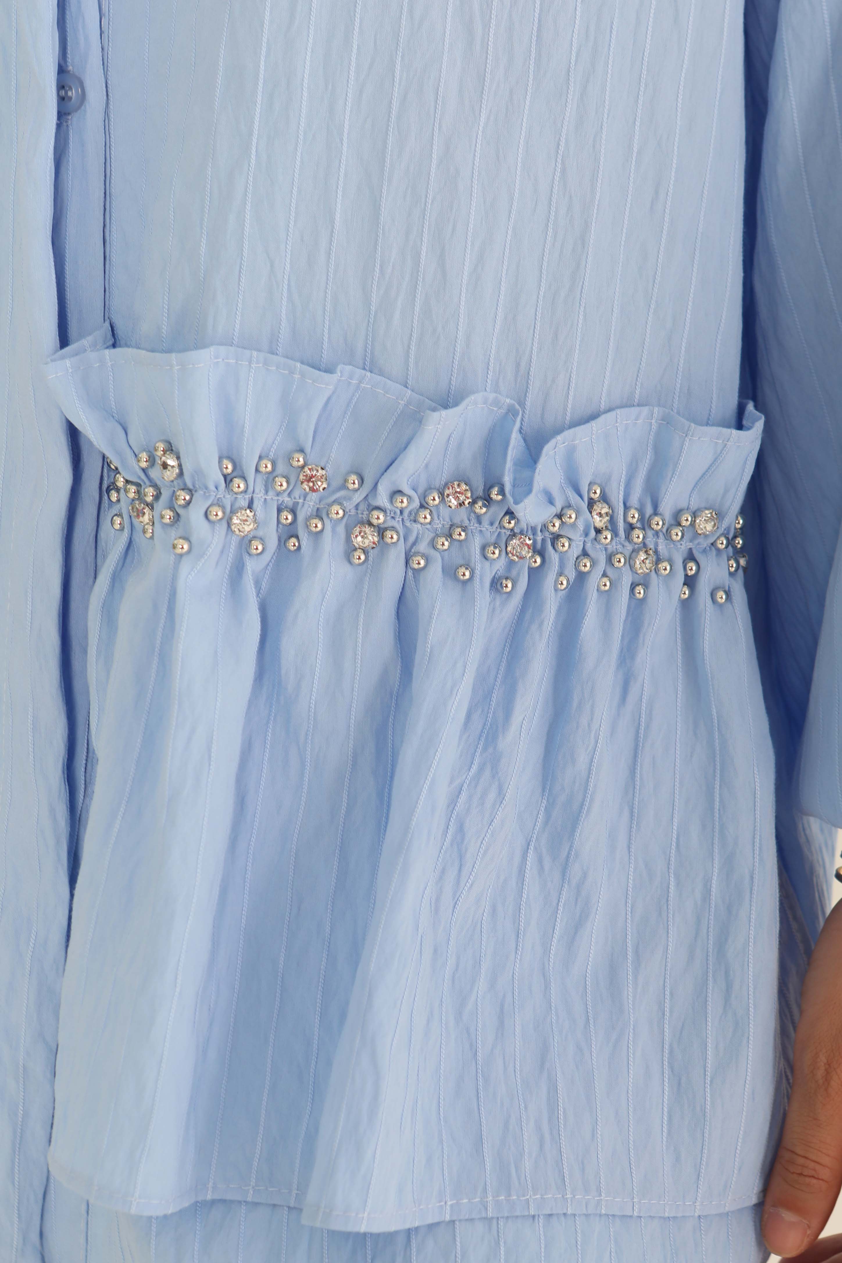 Cep Taş Detaylı Tunik - 27193 - 4