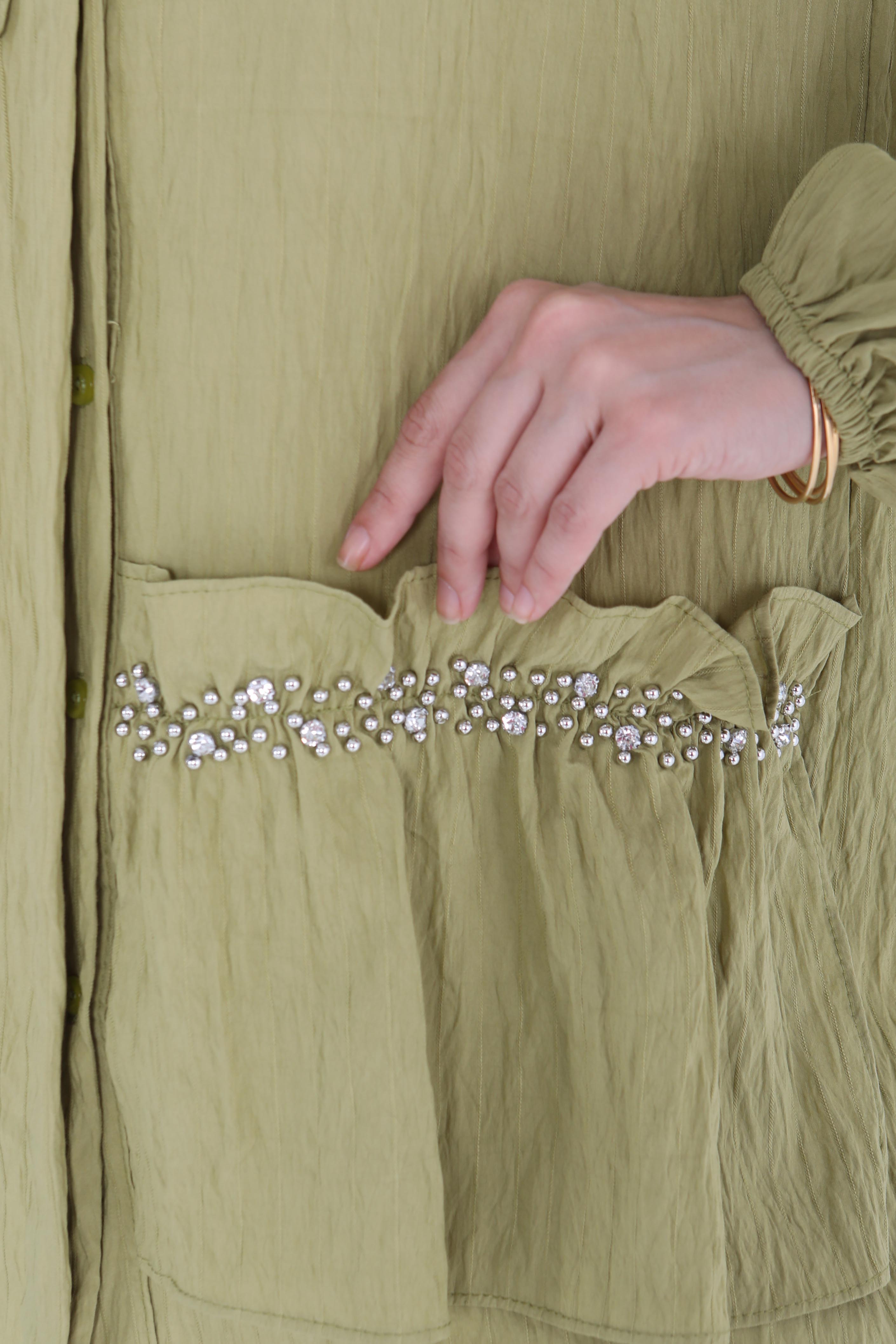 Cep Taş Detaylı Tunik - 27193 - 4