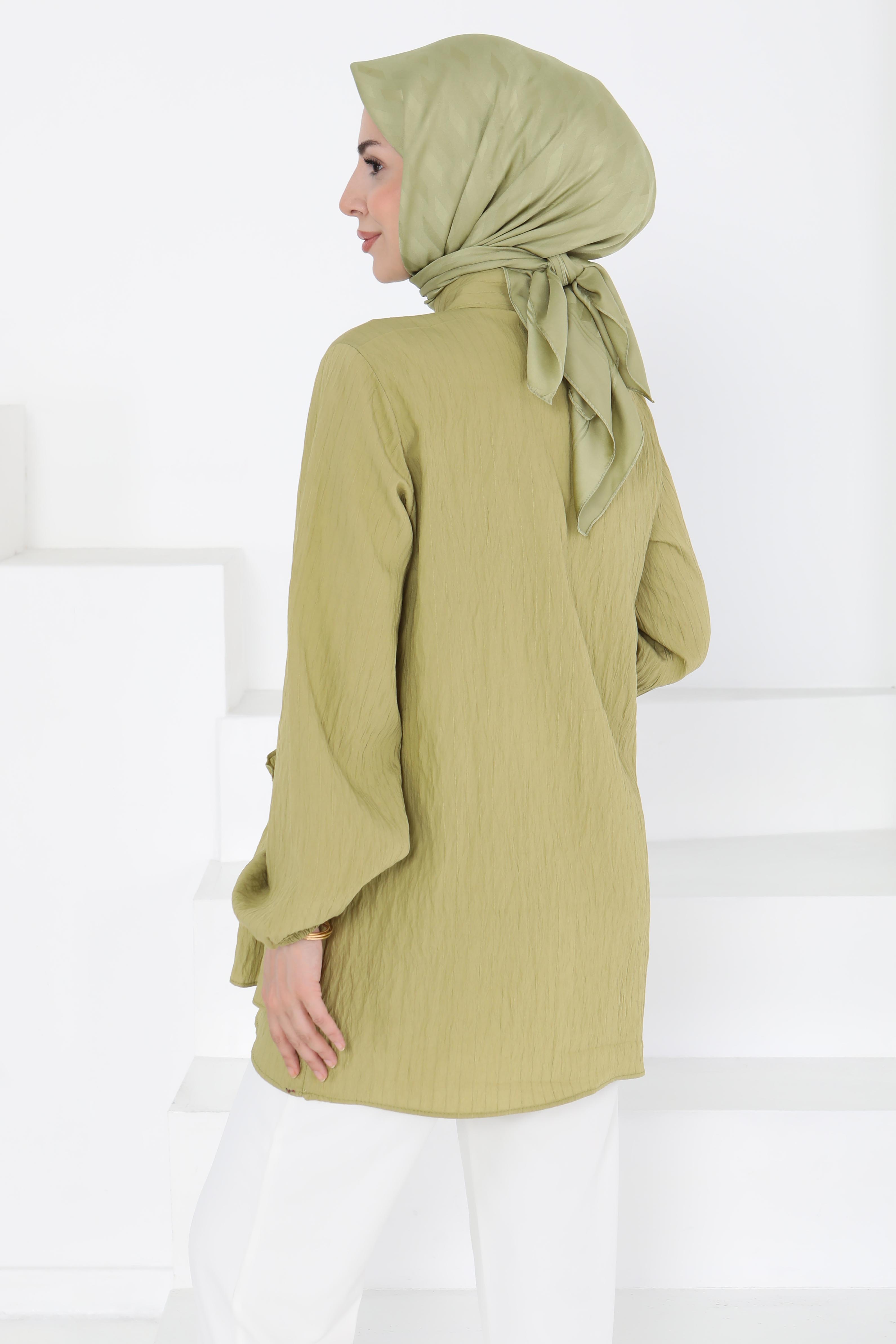 Cep Taş Detaylı Tunik - 27193 - 5